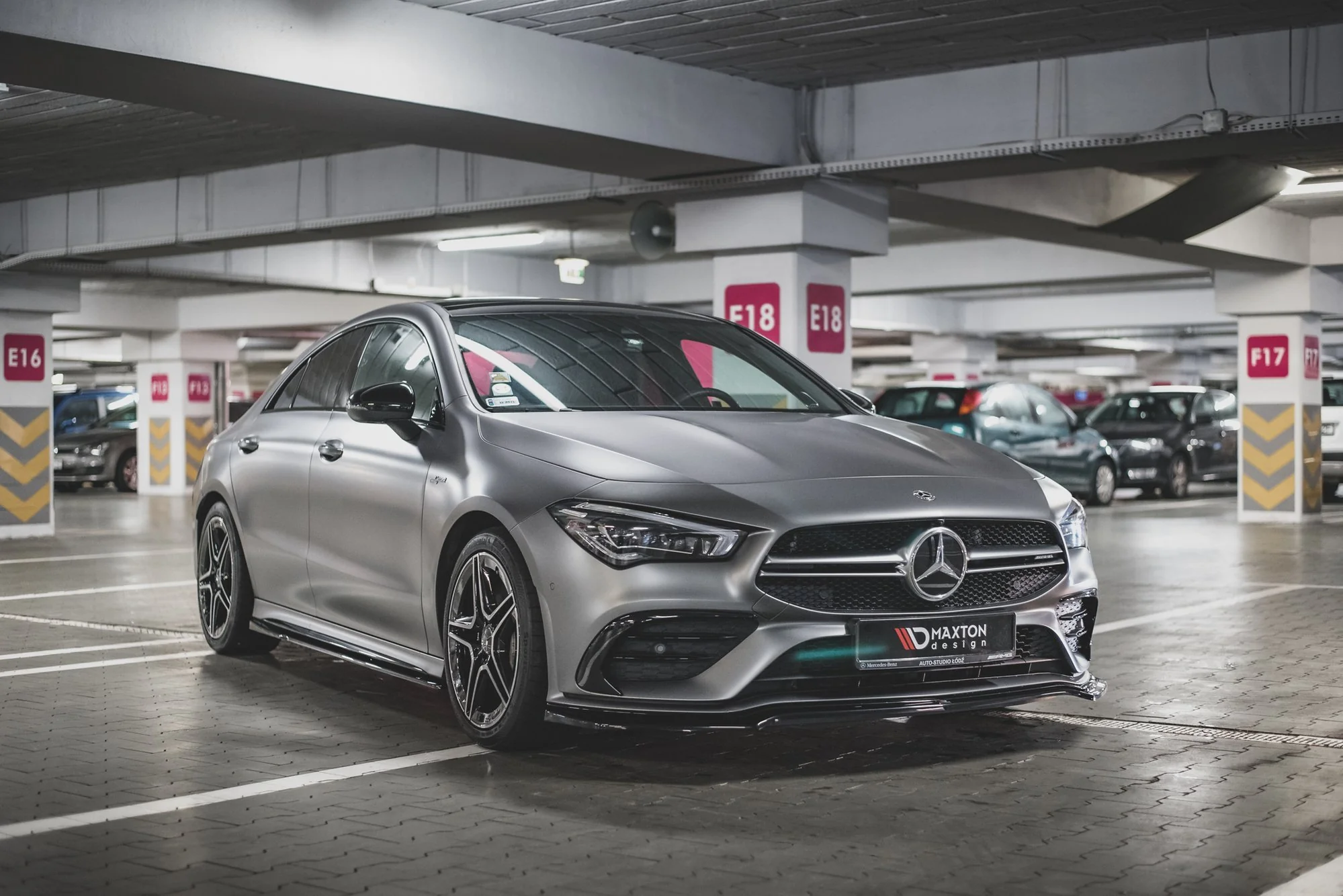 FRONT SPLITTER V.1 MERCEDES-AMG CLA 35 AERO C118 - Image 4