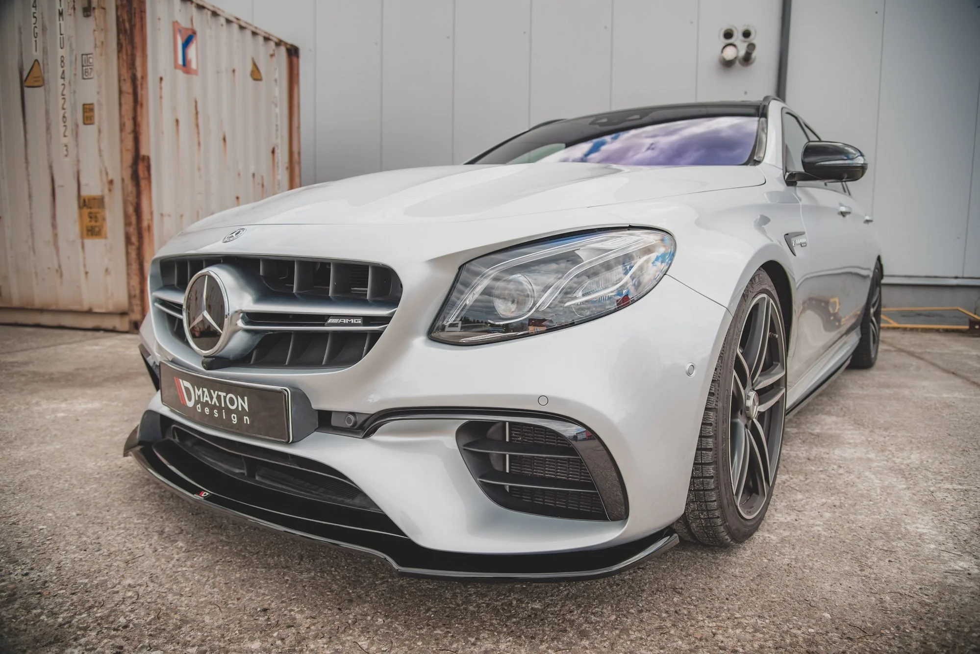 FRONT SPLITTER V.1 MERCEDES-BENZ E63 AMG ESTATE/SEDAN S213/W213 - Image 6