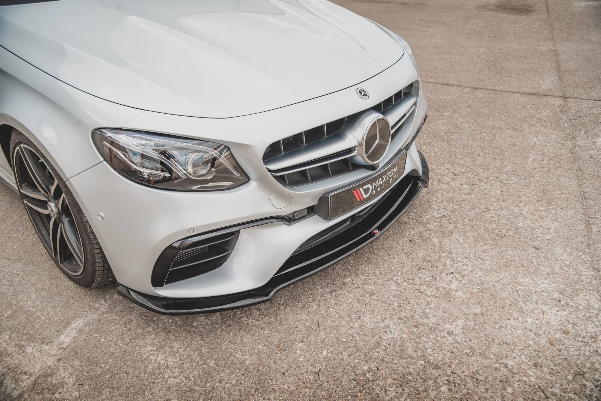 FRONT SPLITTER V.1 MERCEDES-BENZ E63 AMG ESTATE/SEDAN S213/W213 - Image 7