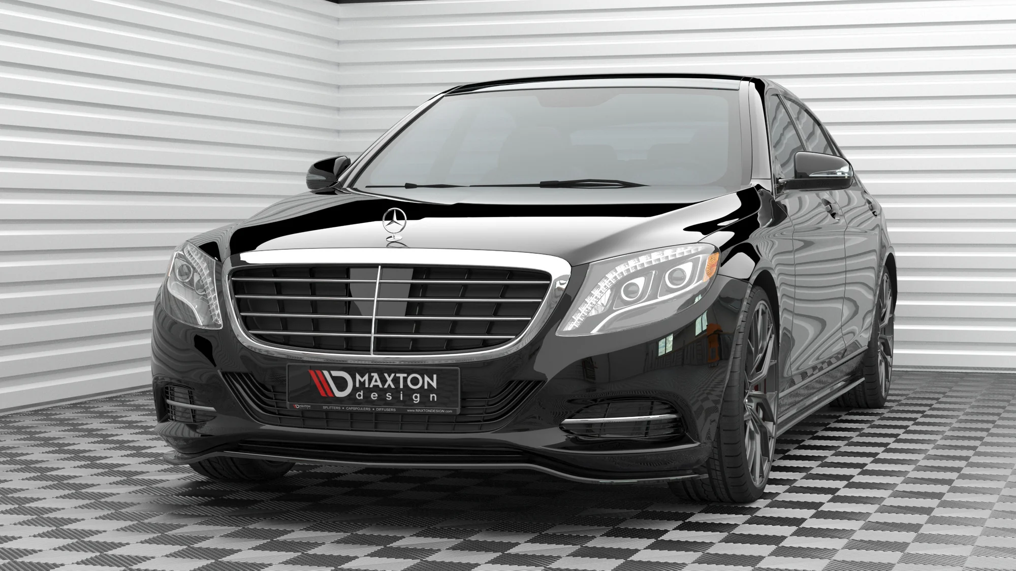 Front Splitter V.1 Mercedes-Benz S W222 - Image 3