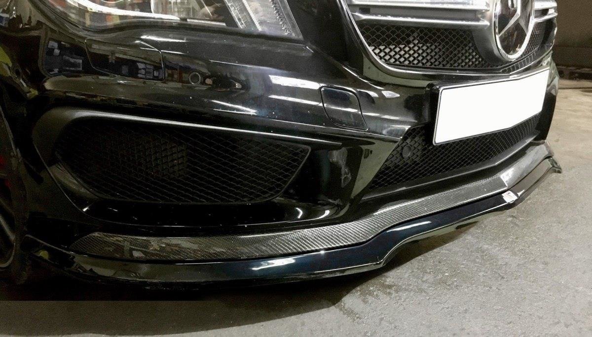 FRONT SPLITTER V.1 MERCEDES CLA 45 AMG C117 (PREFACE) - Image 2