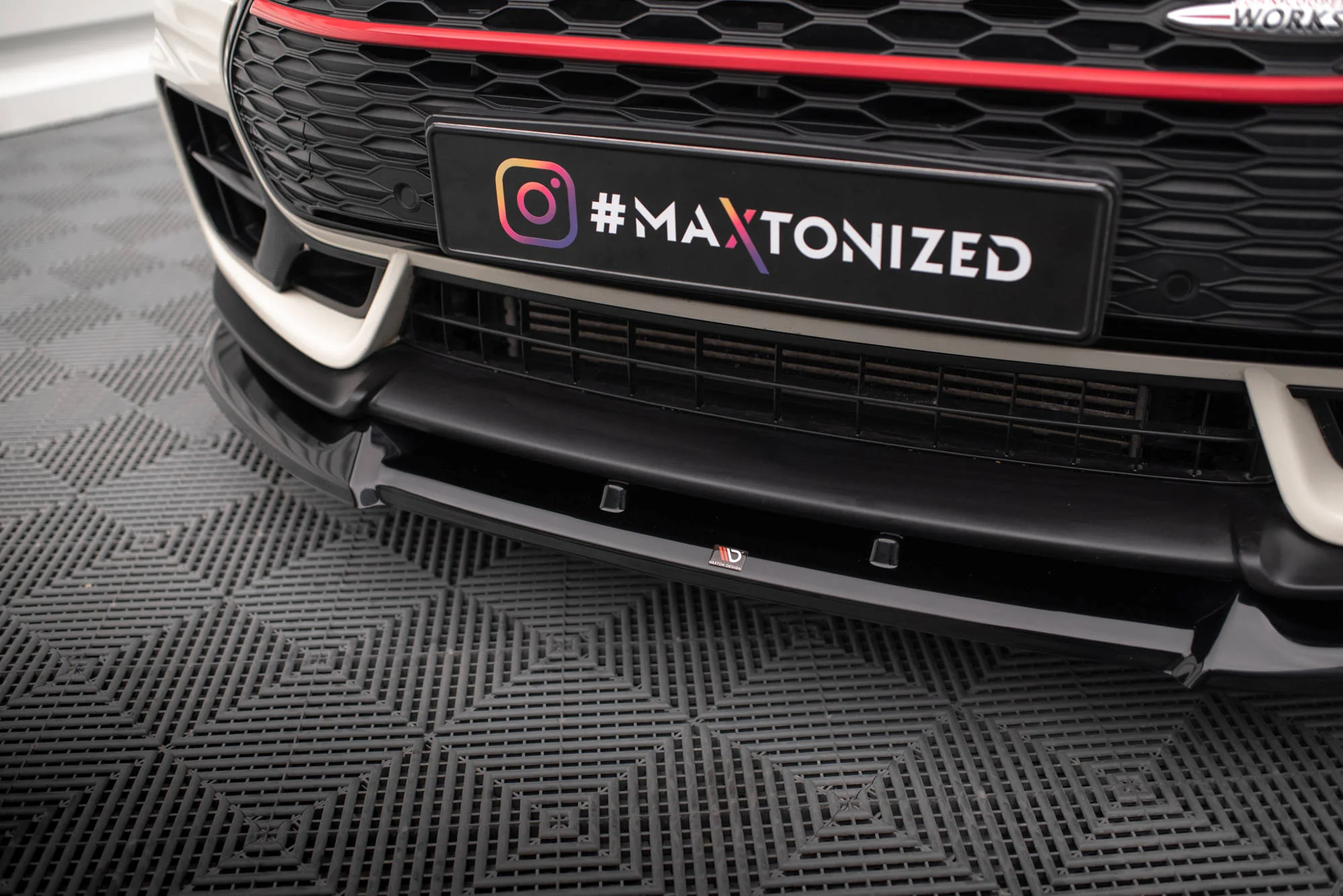 FRONT SPLITTER V.1 MINI COOPER CLUBMAN JOHN COOPER WORKS F54 FACELIFT - Image 3