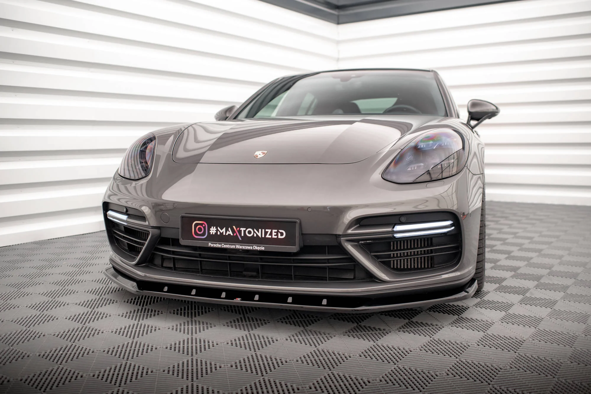 FRONT SPLITTER V.1 PORSCHE PANAMERA Turbo S E-HYBRID 971 - Image 2
