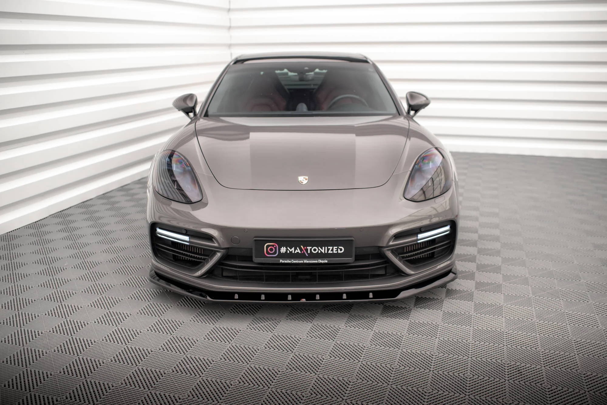 FRONT SPLITTER V.1 PORSCHE PANAMERA Turbo S E-HYBRID 971 - Image 4