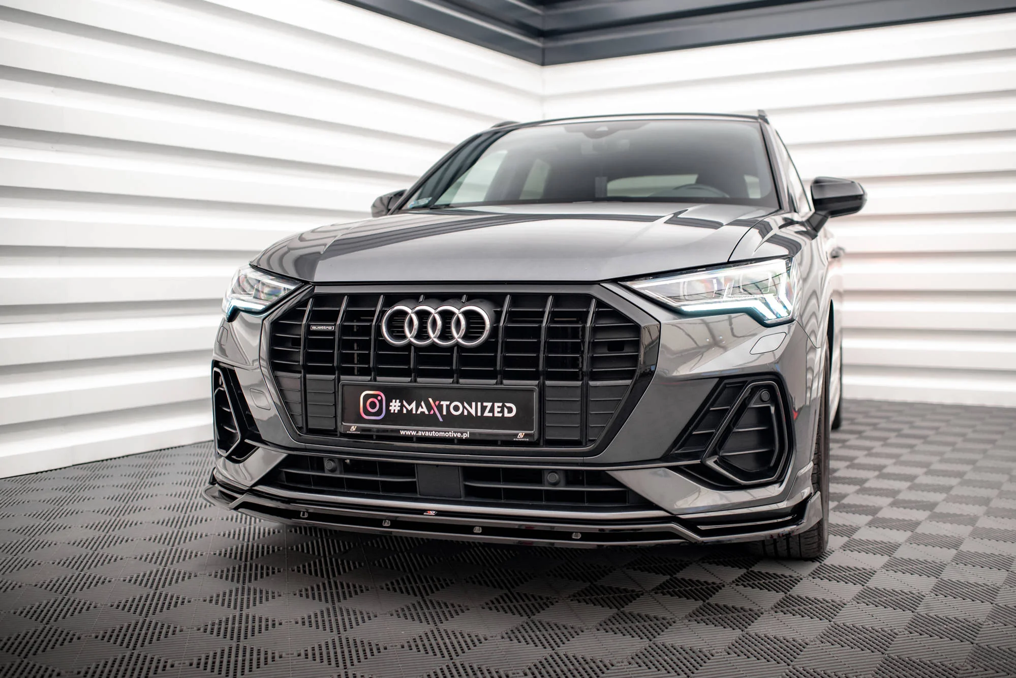 FRONT SPLITTER V.2 AUDI Q3 S-LINE F3 - Image 3