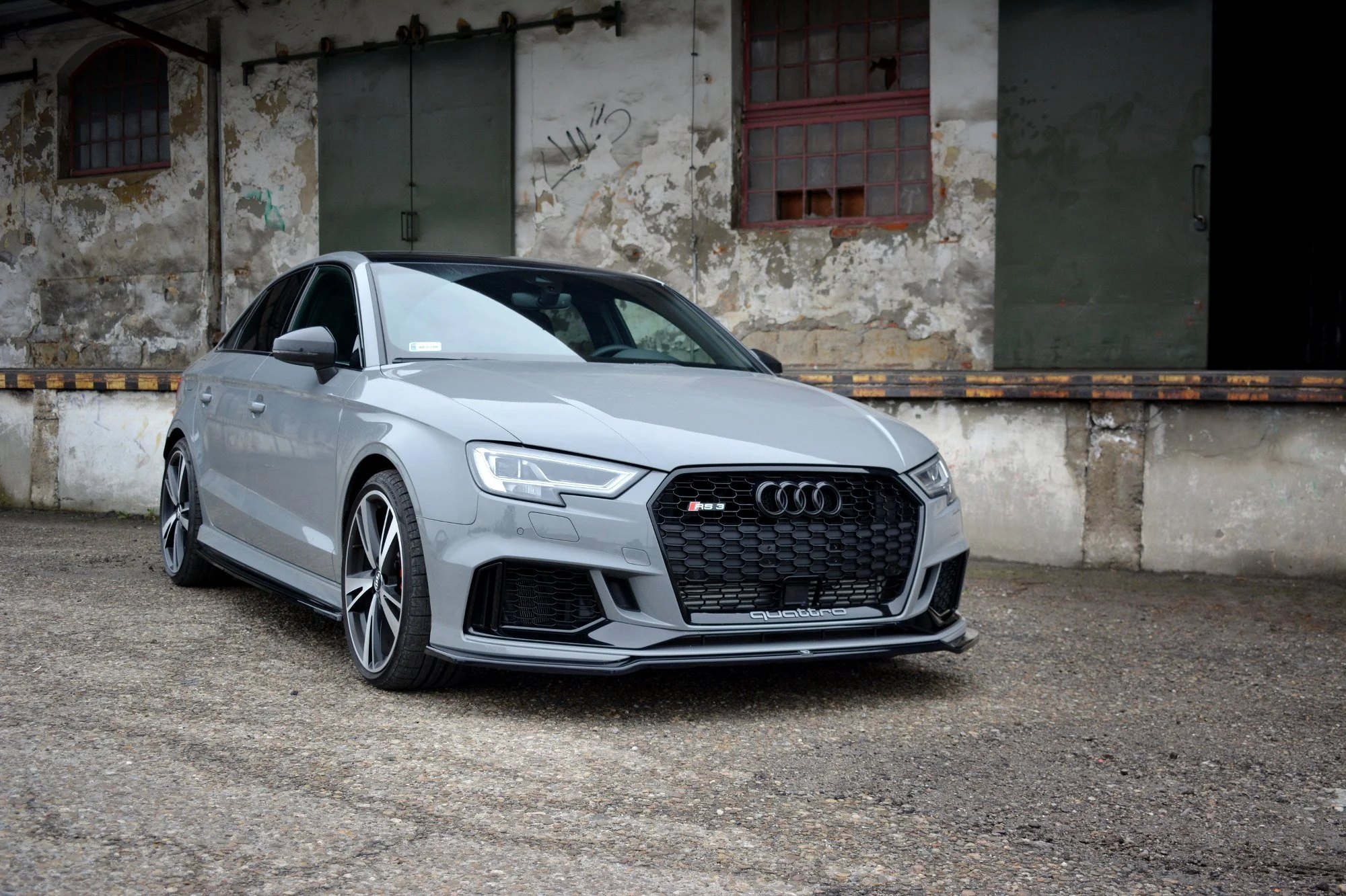 FRONT SPLITTER V.2 AUDI RS3 8V FL SEDAN - Image 2