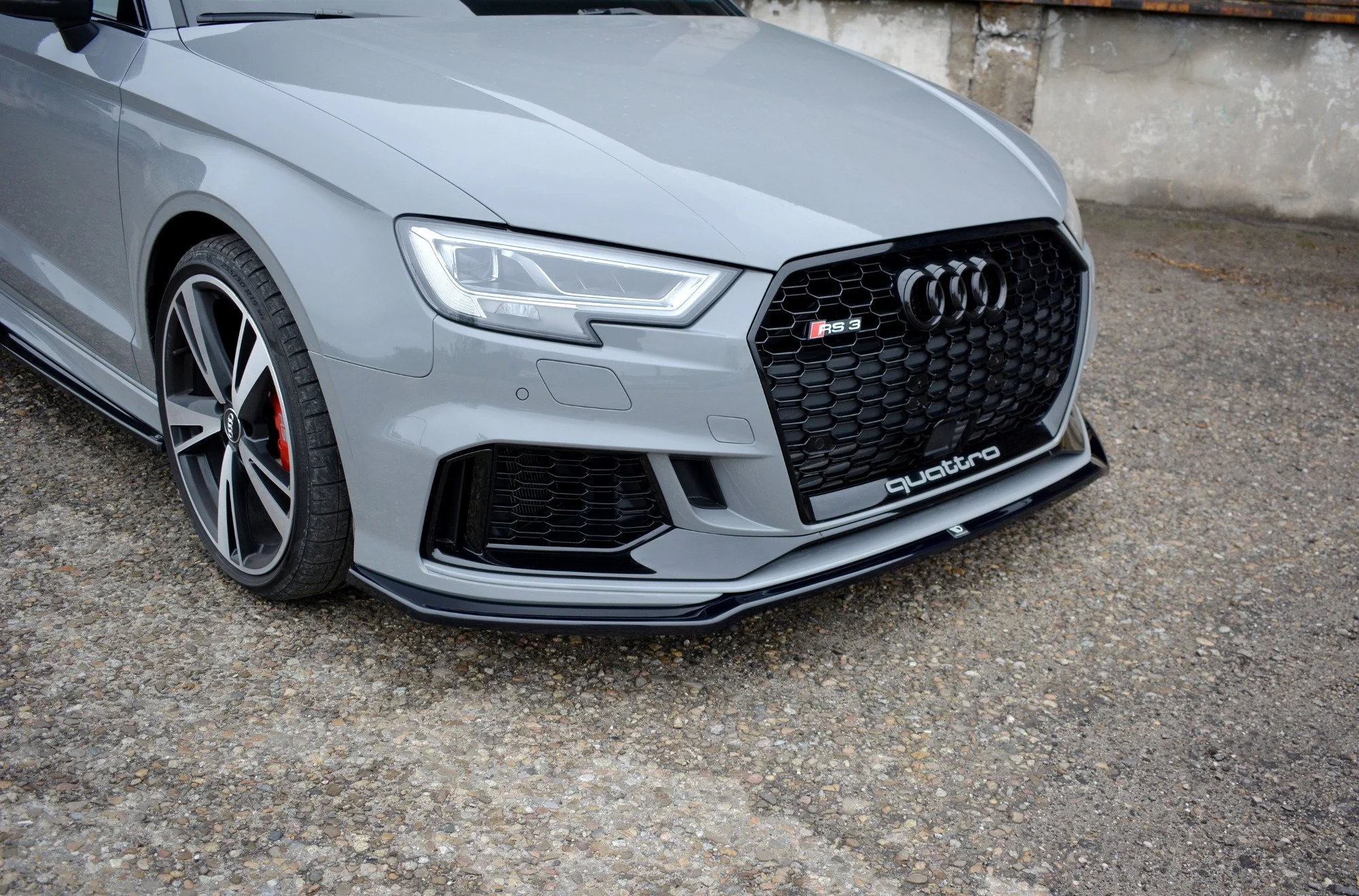 FRONT SPLITTER V.2 AUDI RS3 8V FL SEDAN - Image 3