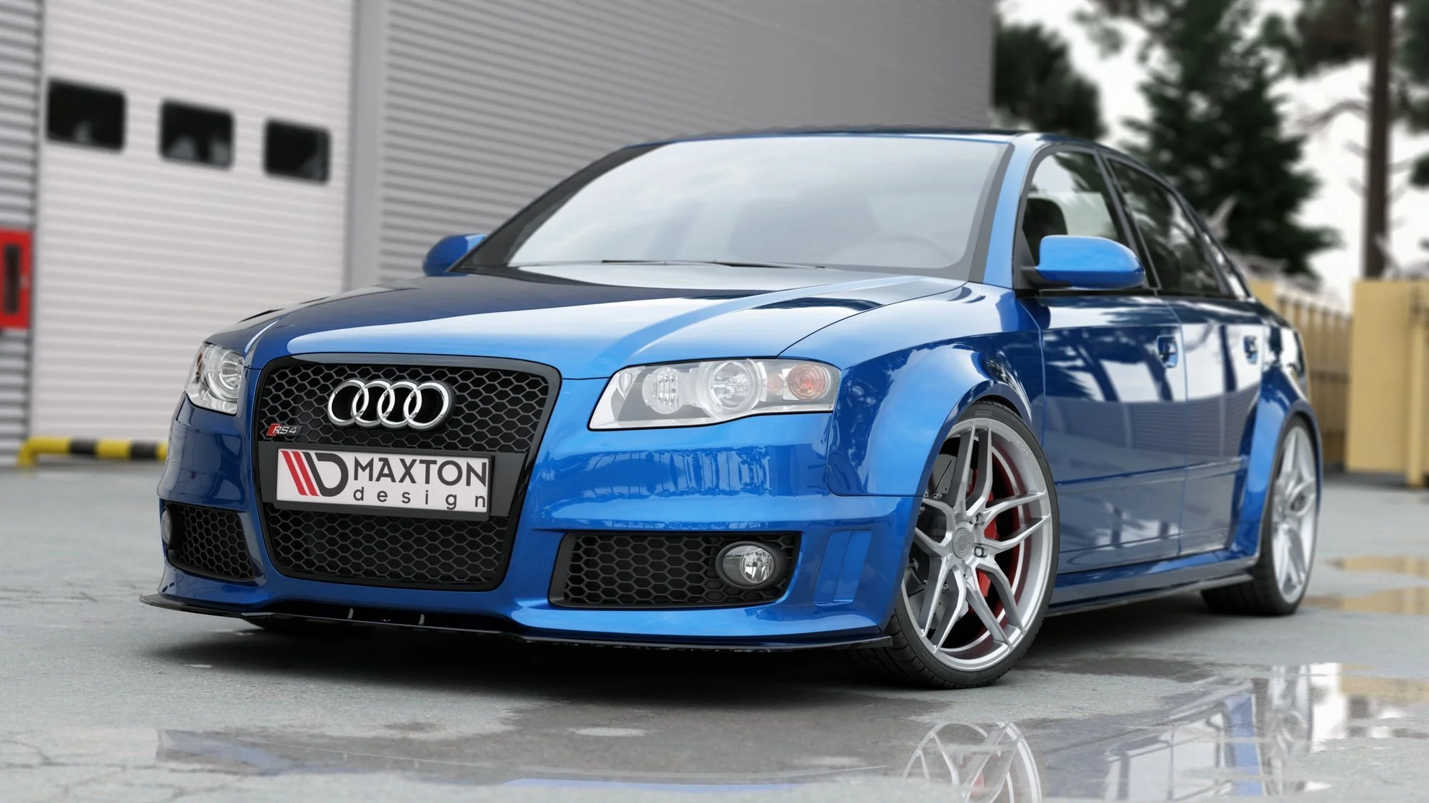 FRONT SPLITTER V.2 AUDI RS4 B7 - Image 2