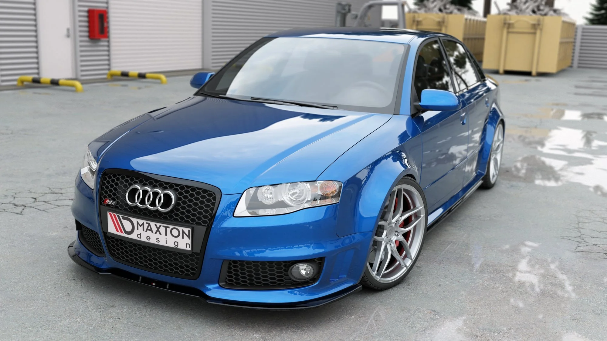 FRONT SPLITTER V.2 AUDI RS4 B7 - Image 4