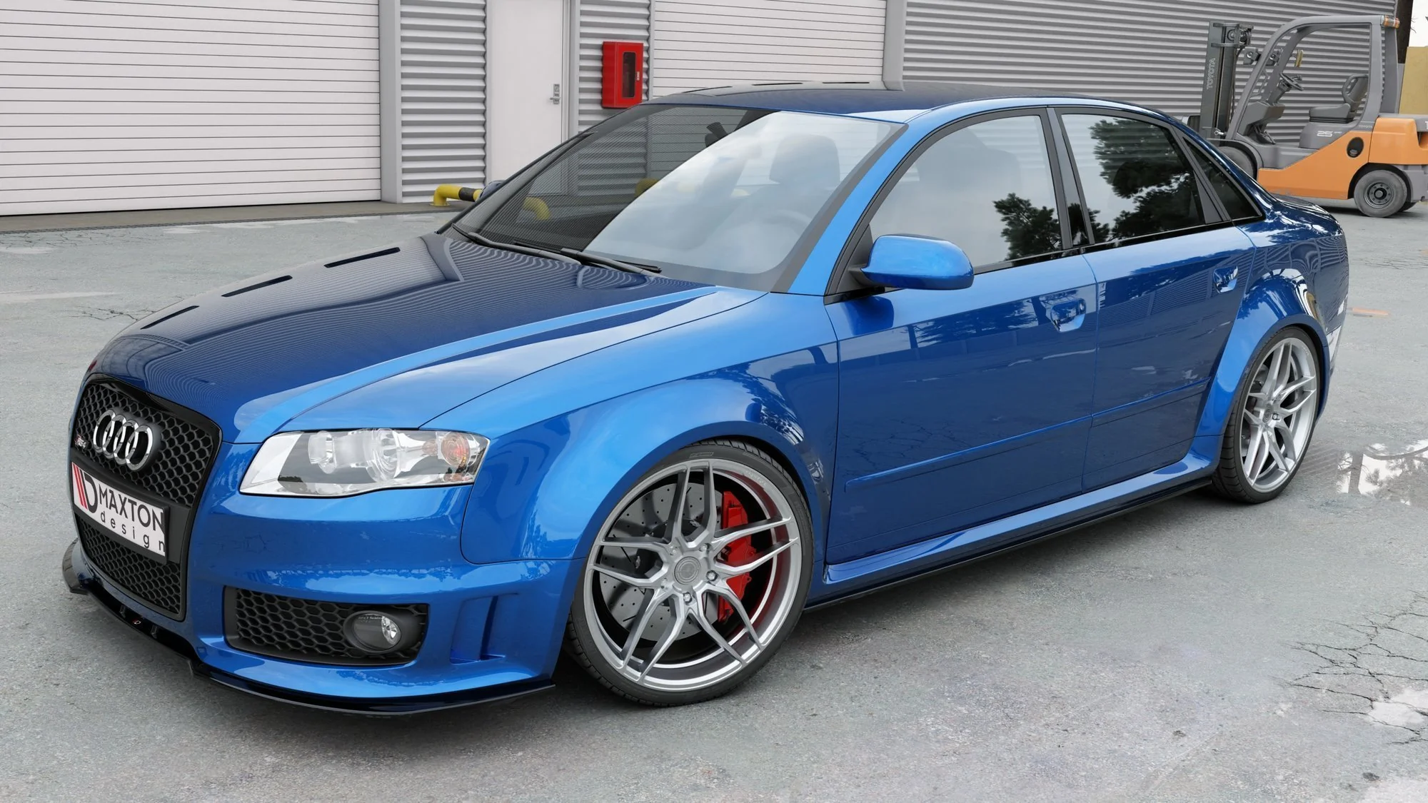 FRONT SPLITTER V.2 AUDI RS4 B7 - Image 5