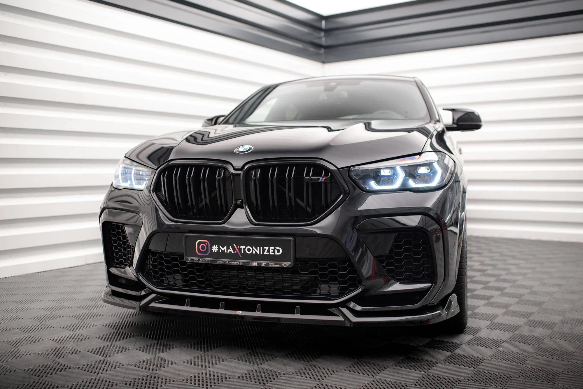 FRONT SPLITTER V.2 BMW X6 M F96 - Image 2