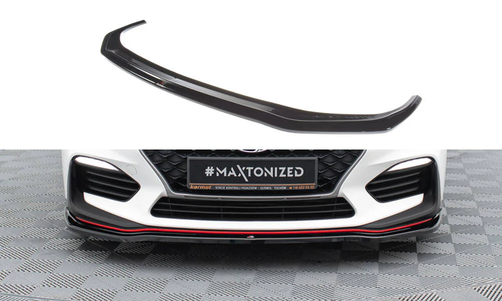 FRONT SPLITTER V.2 HYUNDAI I30 N (ELANTRA GT) MK3 HATCHBACK / FASTBACK