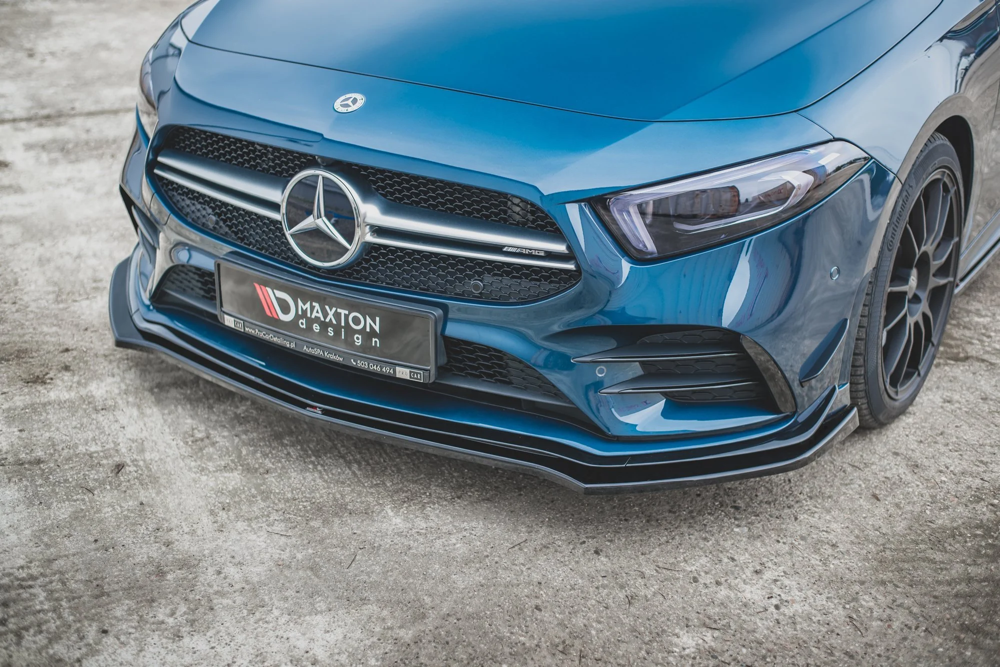 FRONT SPLITTER V.2 MERCEDES A35 AMG Aero Pack - Image 5