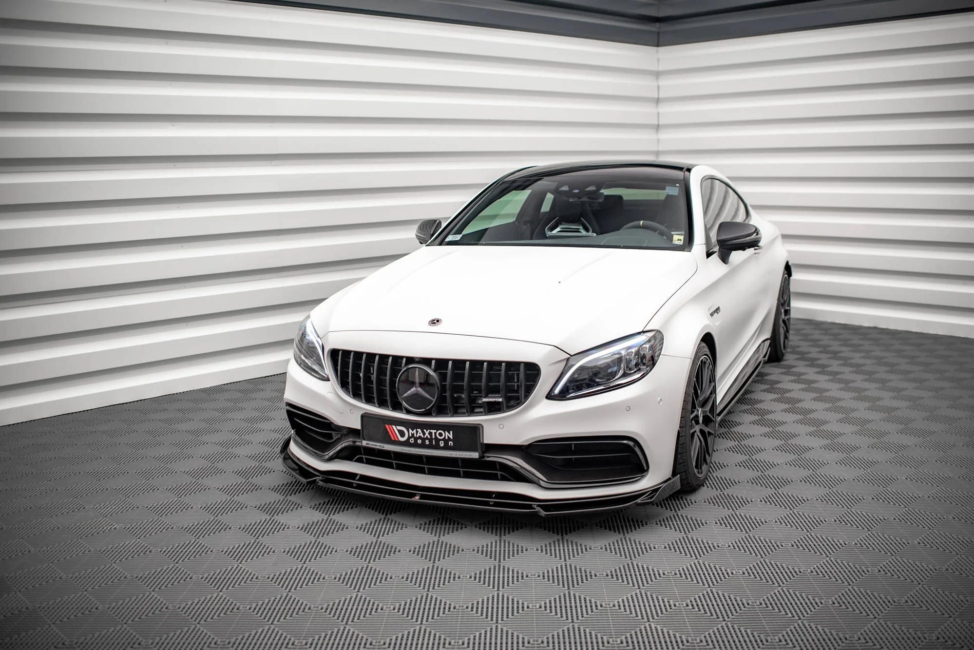 Front Splitter V.2 Mercedes-AMG C63 Coupe AMG Aero Pack C205 Facelift - Image 3