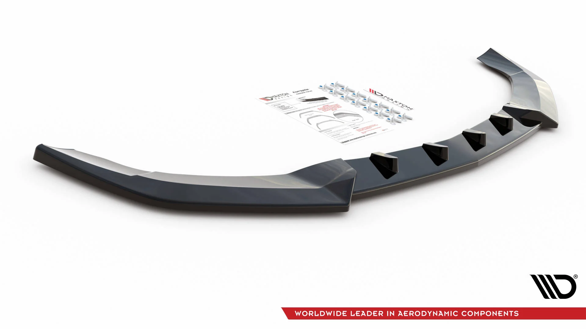 FRONT SPLITTER V.2 MERCEDES-BENZ E AMG-LINE SEDAN W212 FACELIFT - Image 6