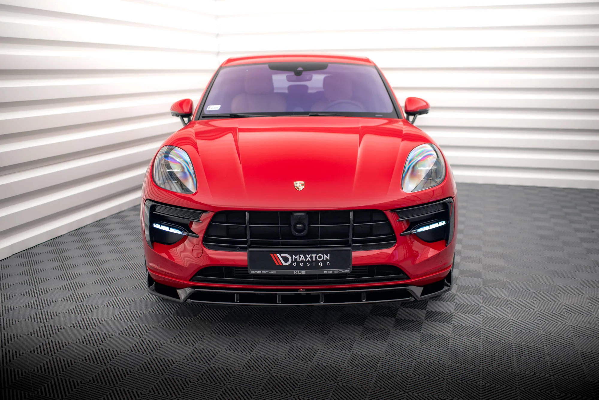 Front Splitter V.2 Porsche Macan GTS / Sport Design Mk1 Facelift - Image 2