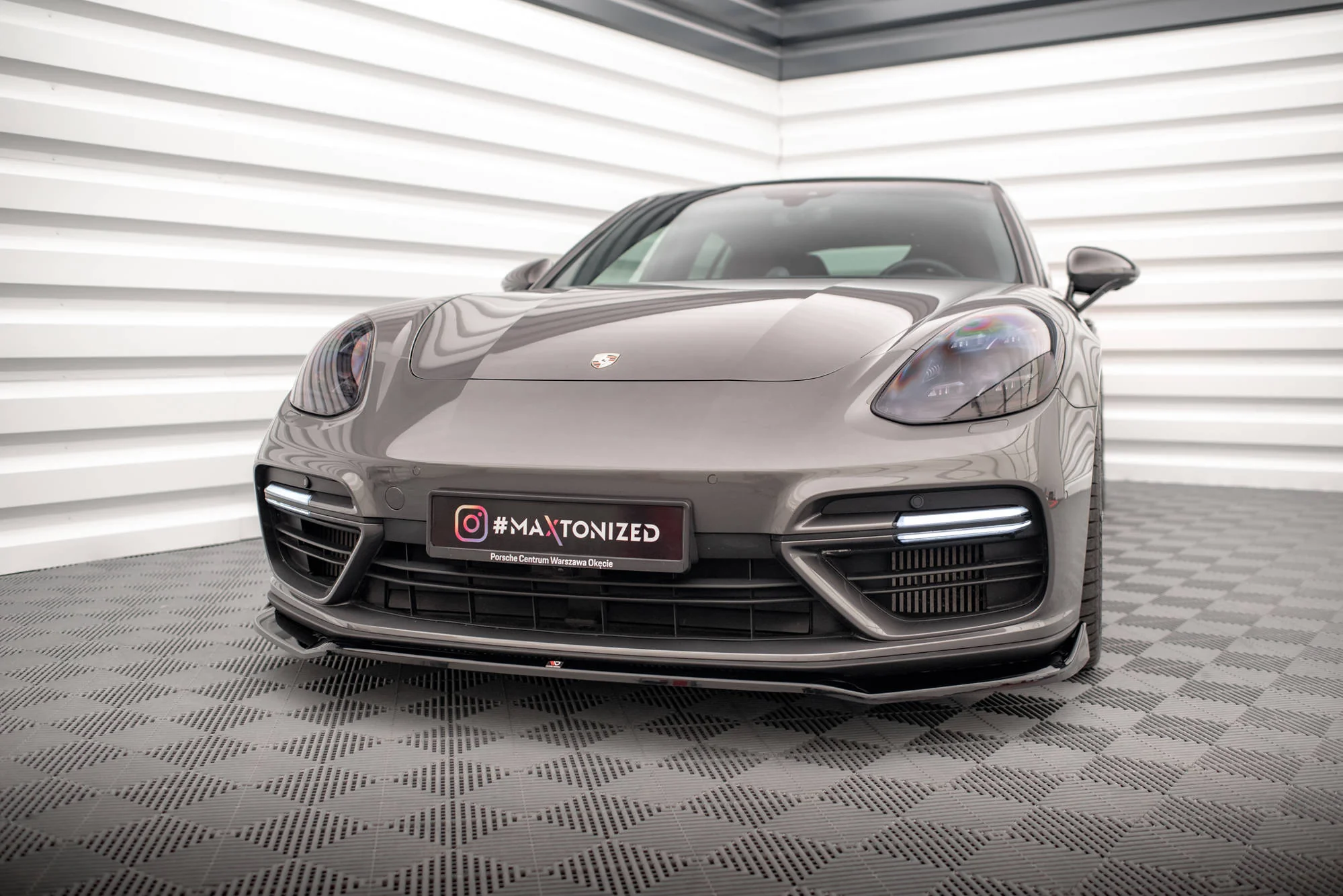 FRONT SPLITTER V.2 PORSCHE PANAMERA Turbo S E-HYBRID 971 - Image 2