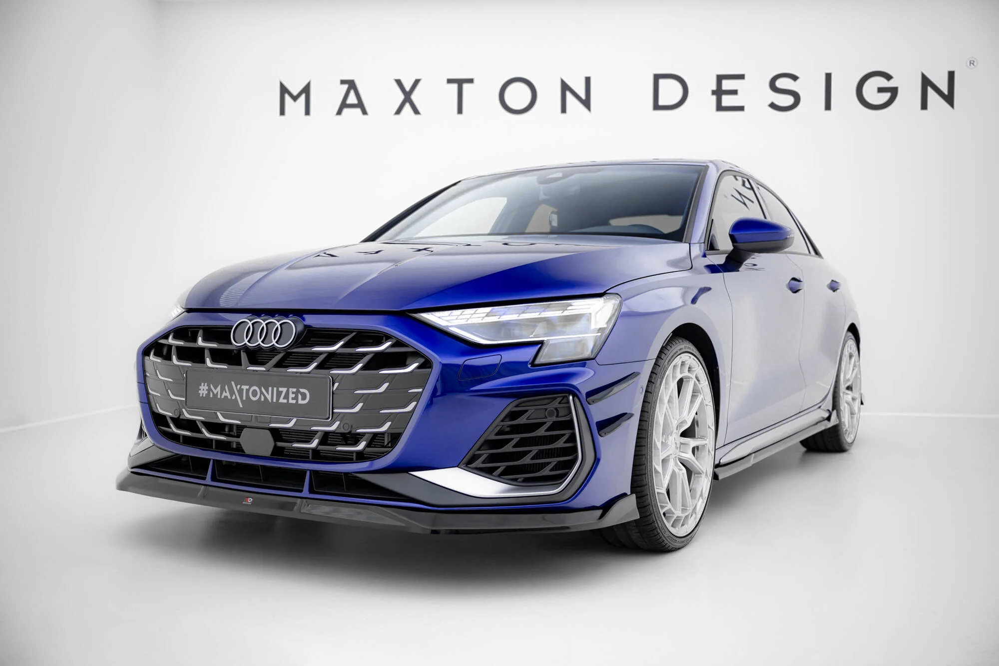 Front Splitter V.3 Audi A3 S-Line Sedan / S3 Sedan 8Y Facelift - Image 4