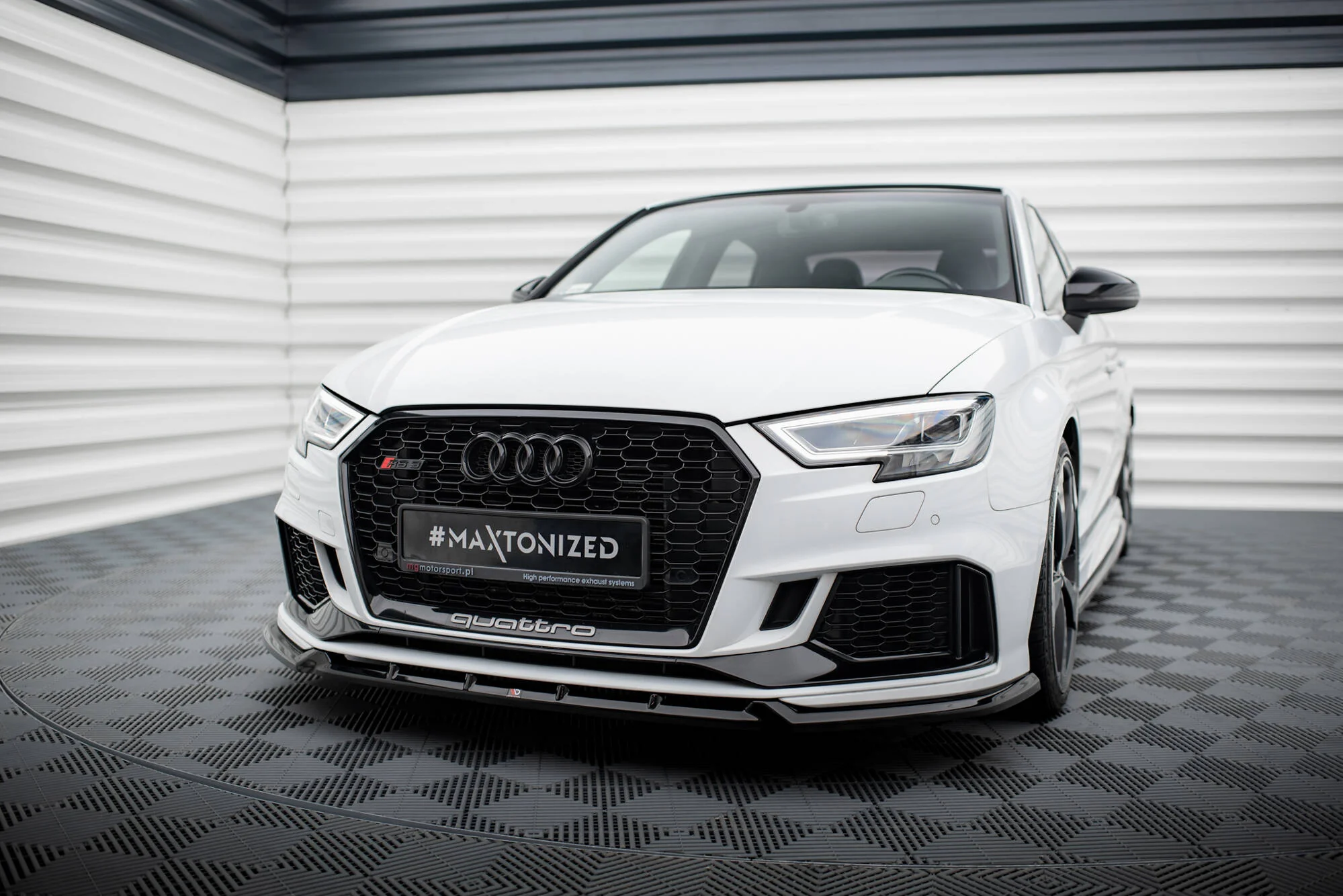 FRONT SPLITTER V.3 AUDI RS3 SEDAN 8V FACELIFT - Image 3