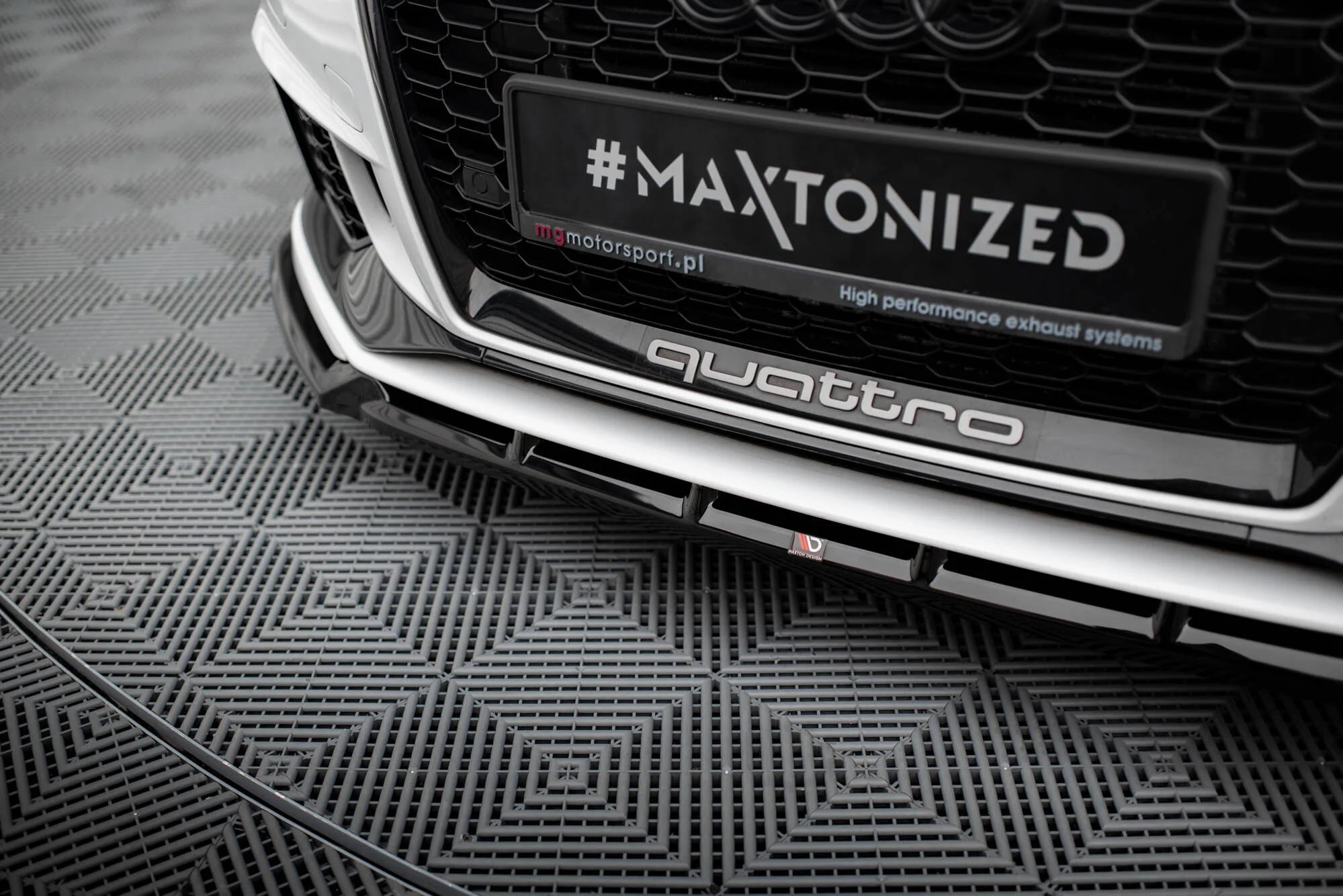 FRONT SPLITTER V.3 AUDI RS3 SEDAN 8V FACELIFT - Image 4
