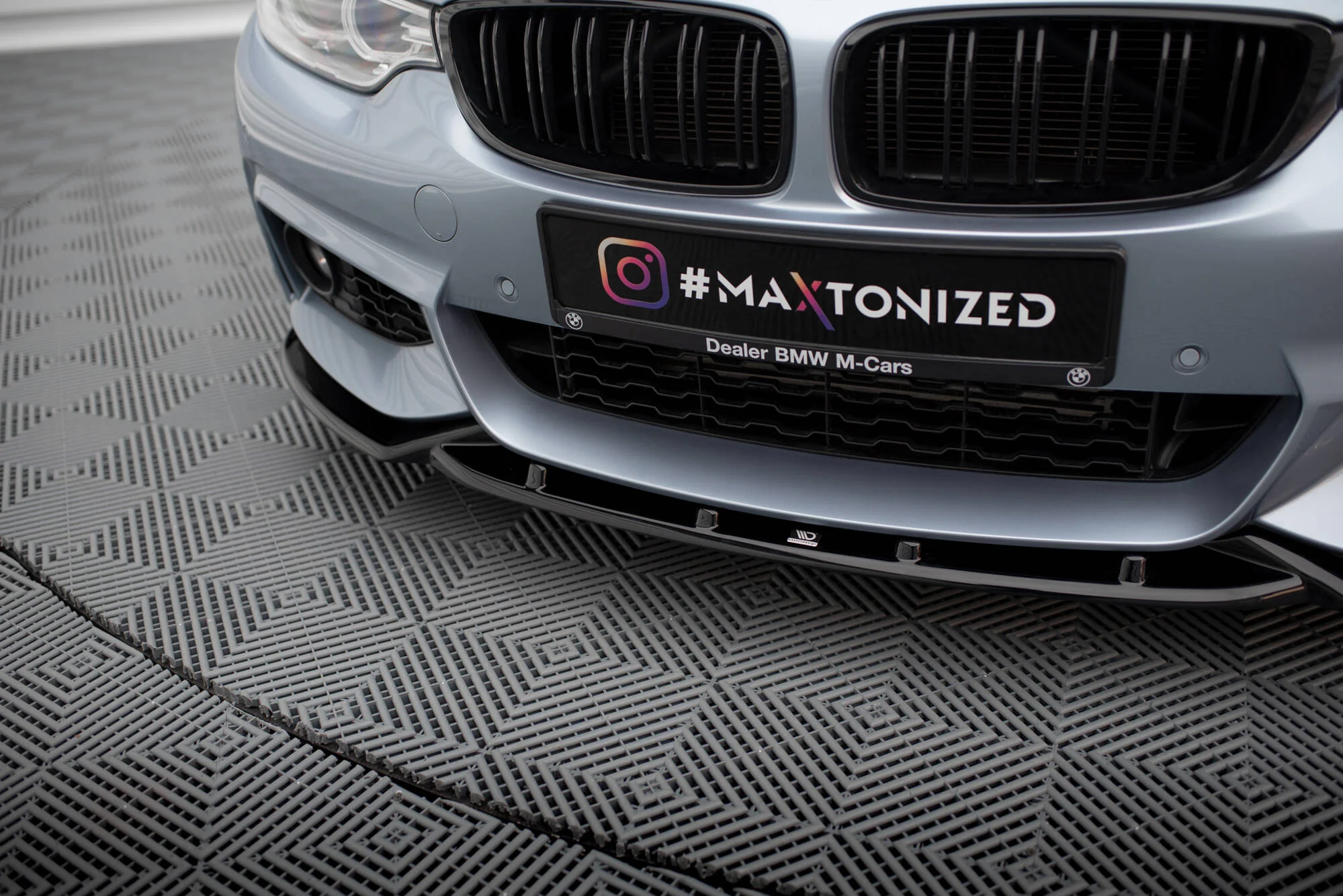 FRONT SPLITTER V.3 BMW 4 COUPE M-PACK F32 - Image 3