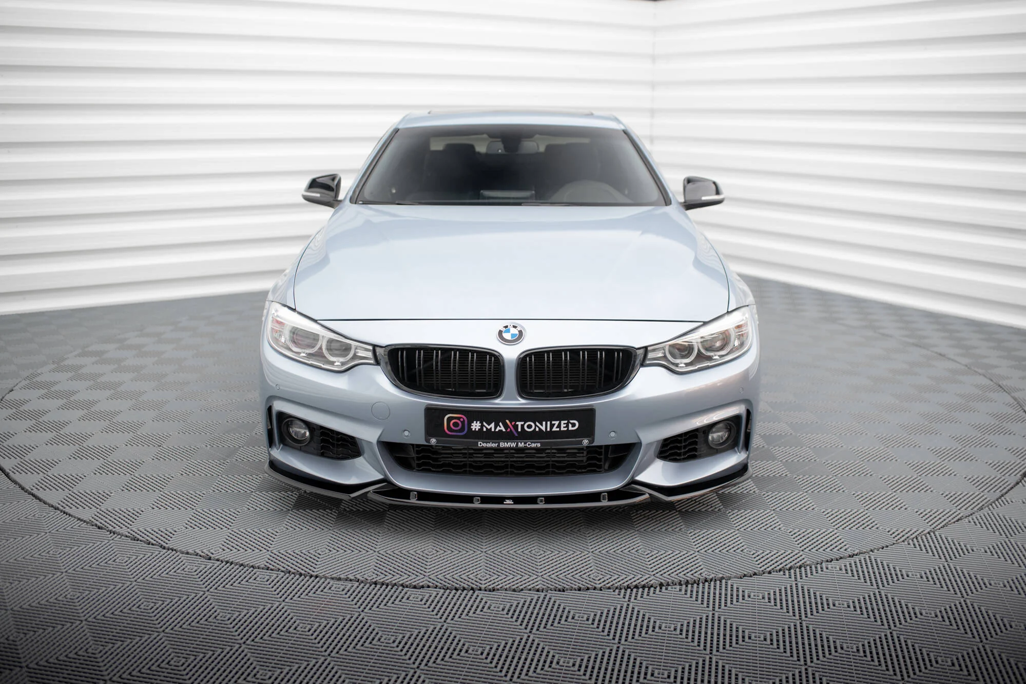 FRONT SPLITTER V.3 BMW 4 COUPE M-PACK F32 - Image 4