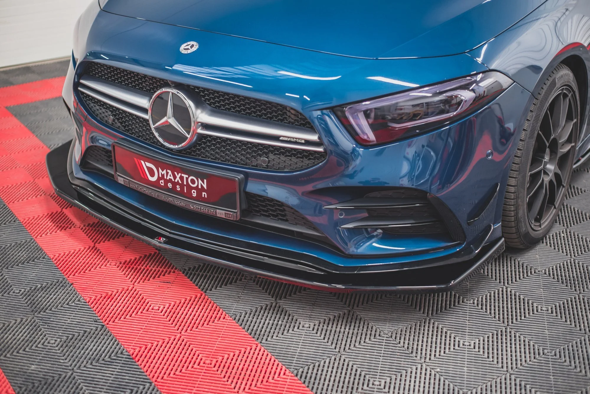 FRONT SPLITTER V.3 MERCEDES A35 AMG Aero Pack - Image 3