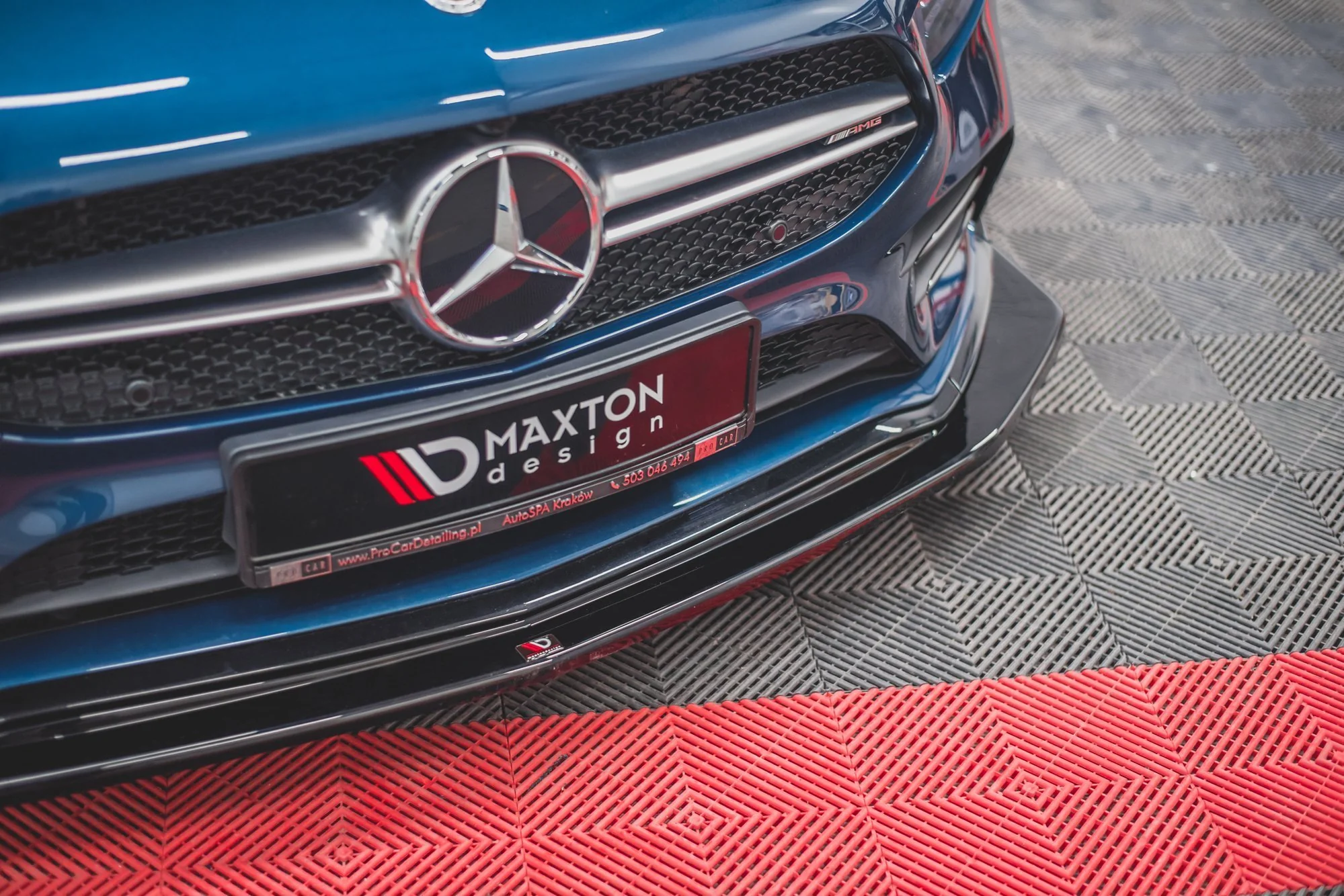 FRONT SPLITTER V.3 MERCEDES A35 AMG Aero Pack - Image 4