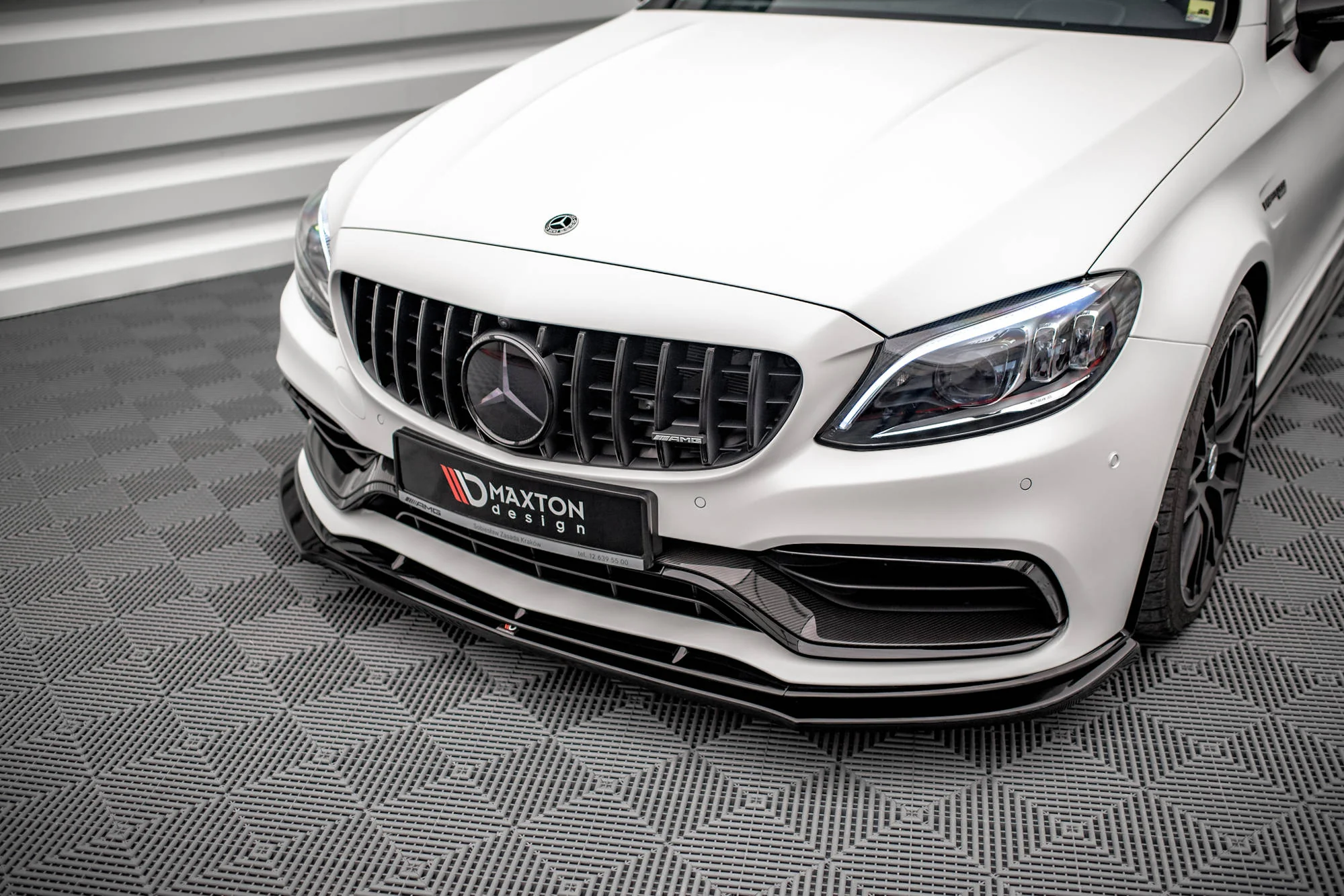 Front Splitter V.3 Mercedes-AMG C63 AMG Aero Pack C205 Facelift - Image 3