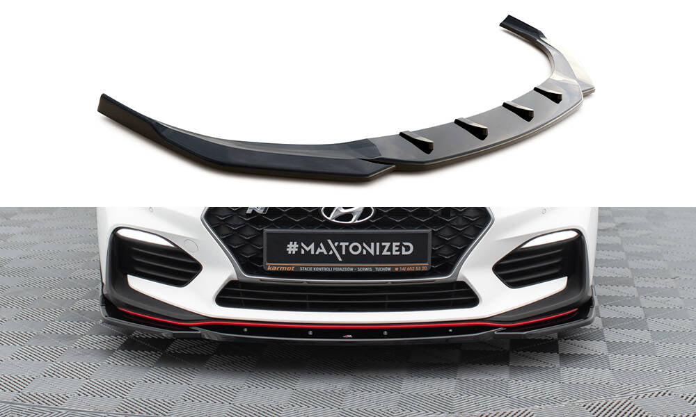 FRONT SPLITTER V.4 HYUNDAI I30 N (ELANTRA GT) MK3 HATCHBACK/ FASTBACK
