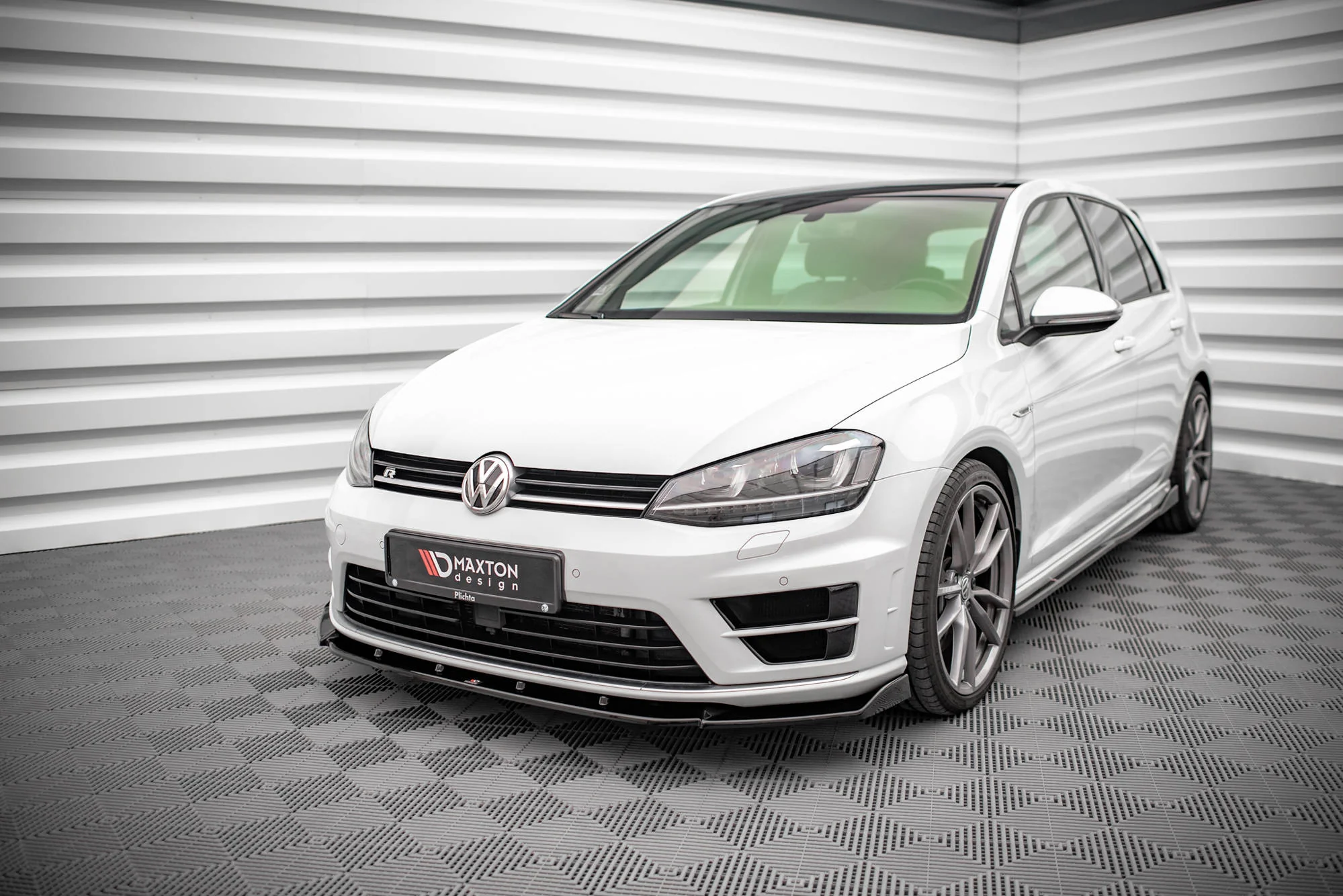 FRONT SPLITTER V.4 VOLKSWAGEN GOLF R MK7 - Image 3