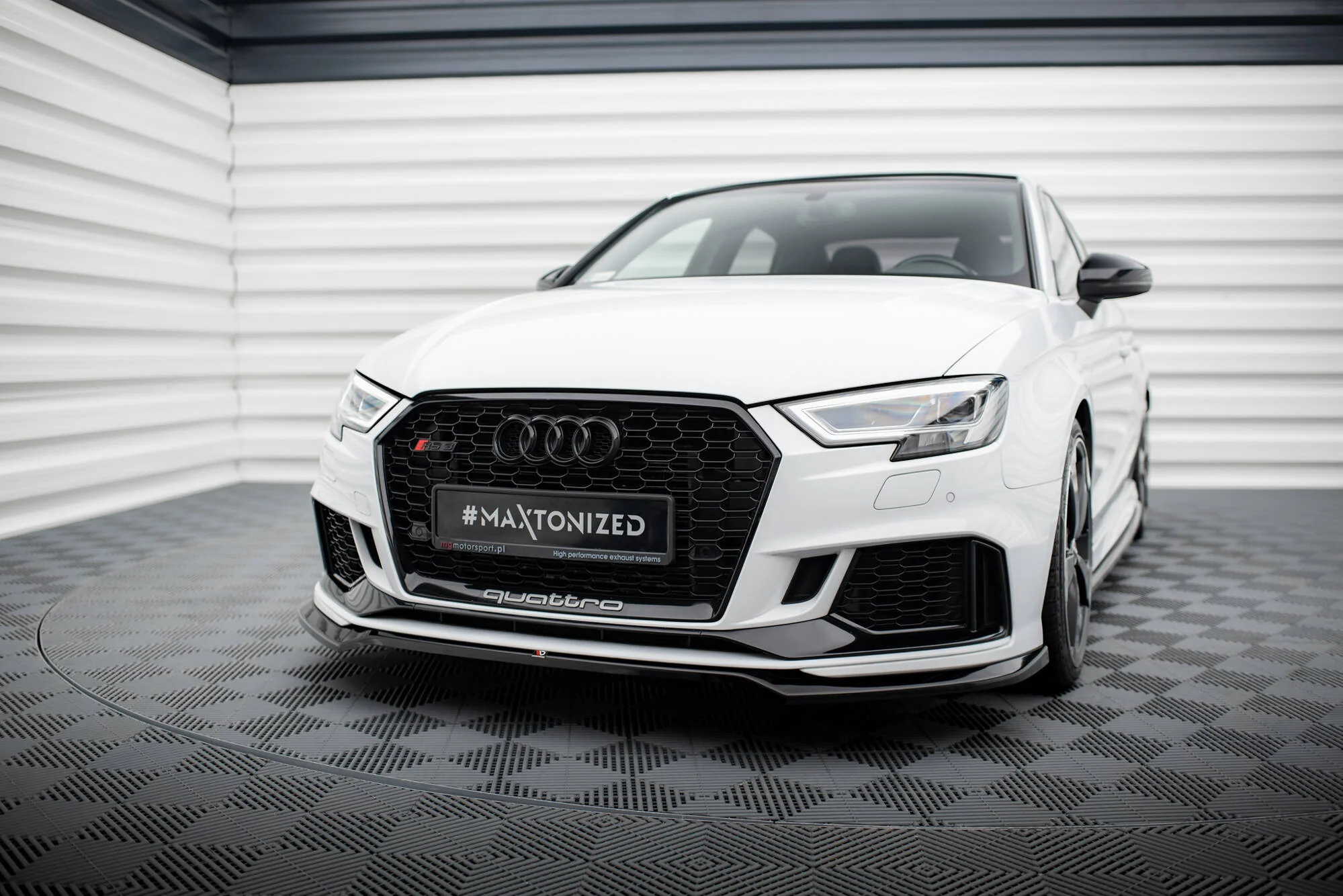 FRONT SPLITTER V.5 AUDI RS3 SEDAN 8V FACELIFT - Image 3