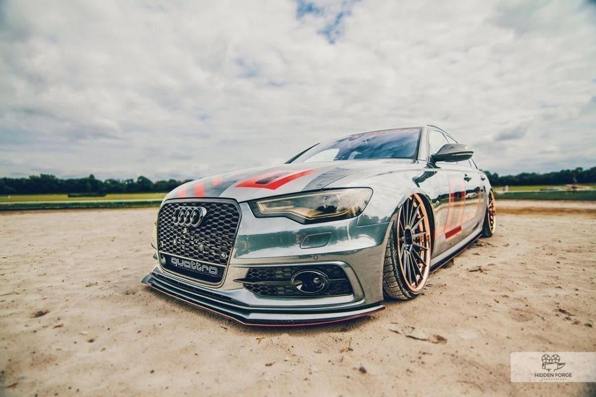 HYBRID FRONT SPLITTER AUDI S6 / A6 S-LINE C7 - Image 4