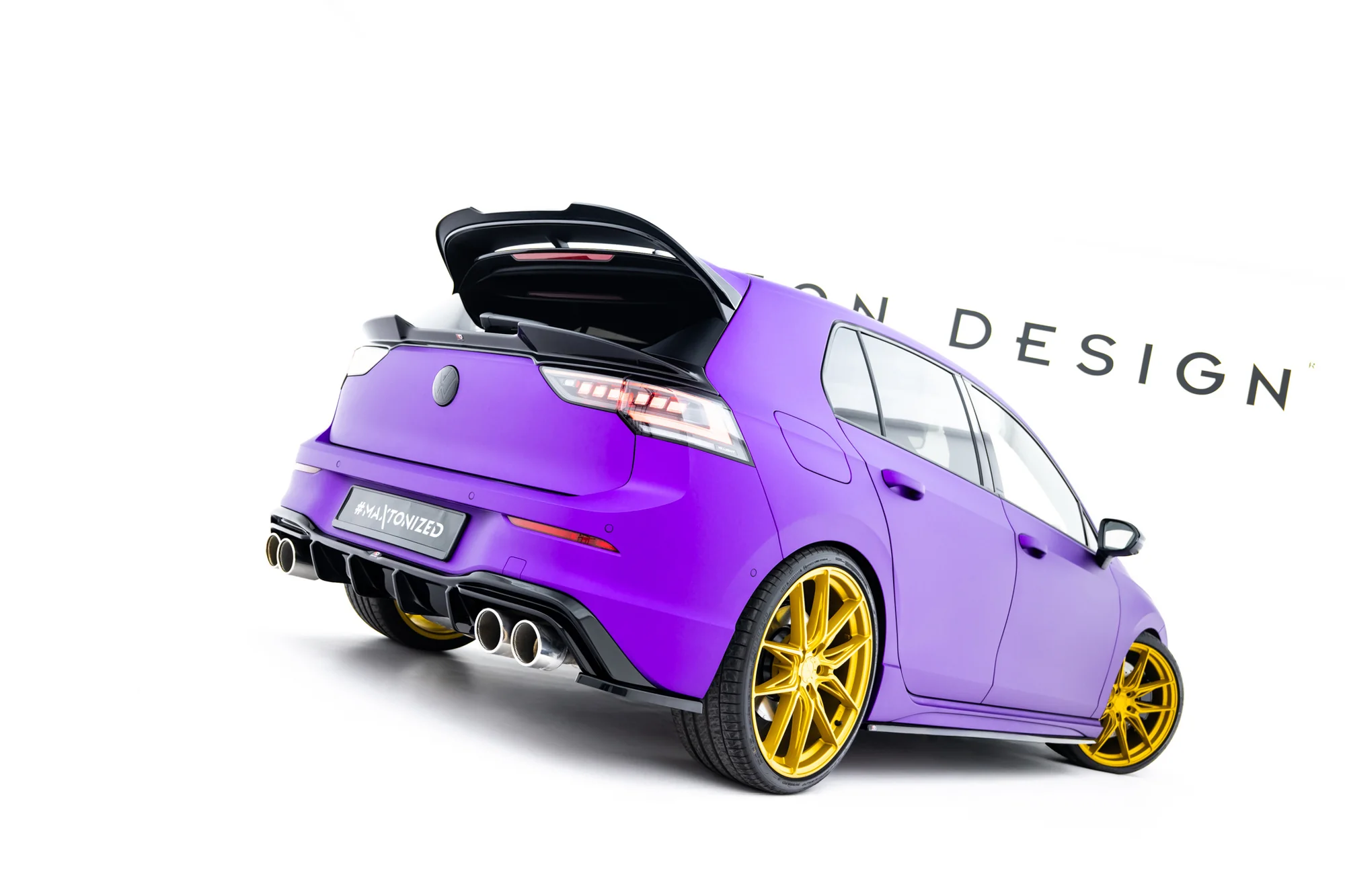 Lower Spoiler Cap 3D Volkswagen Golf GTI / R Mk8 / Mk8 Facelift - Image 2