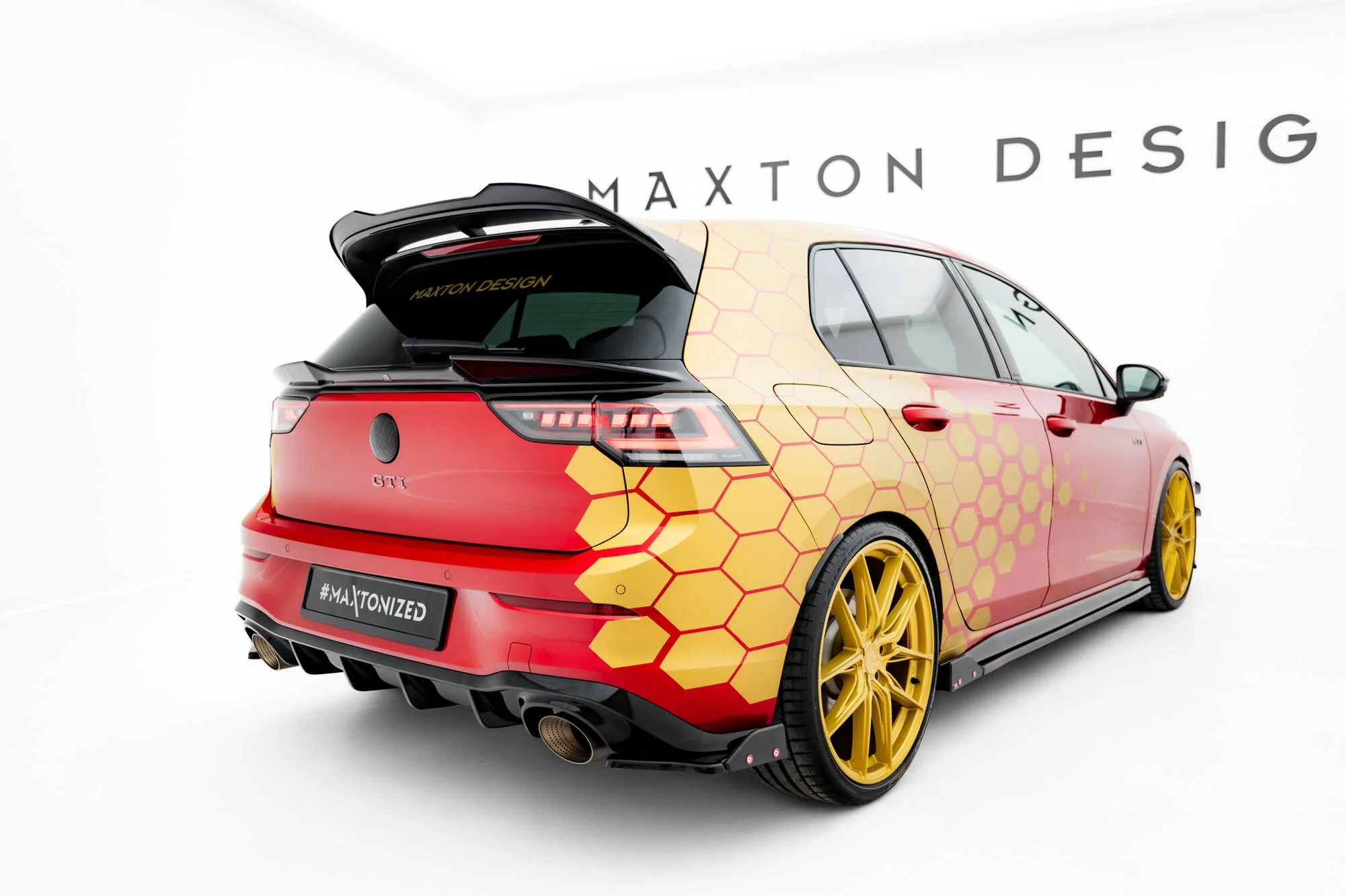 Lower Spoiler Cap 3D Volkswagen Golf GTI / R Mk8 / Mk8 Facelift - Image 4