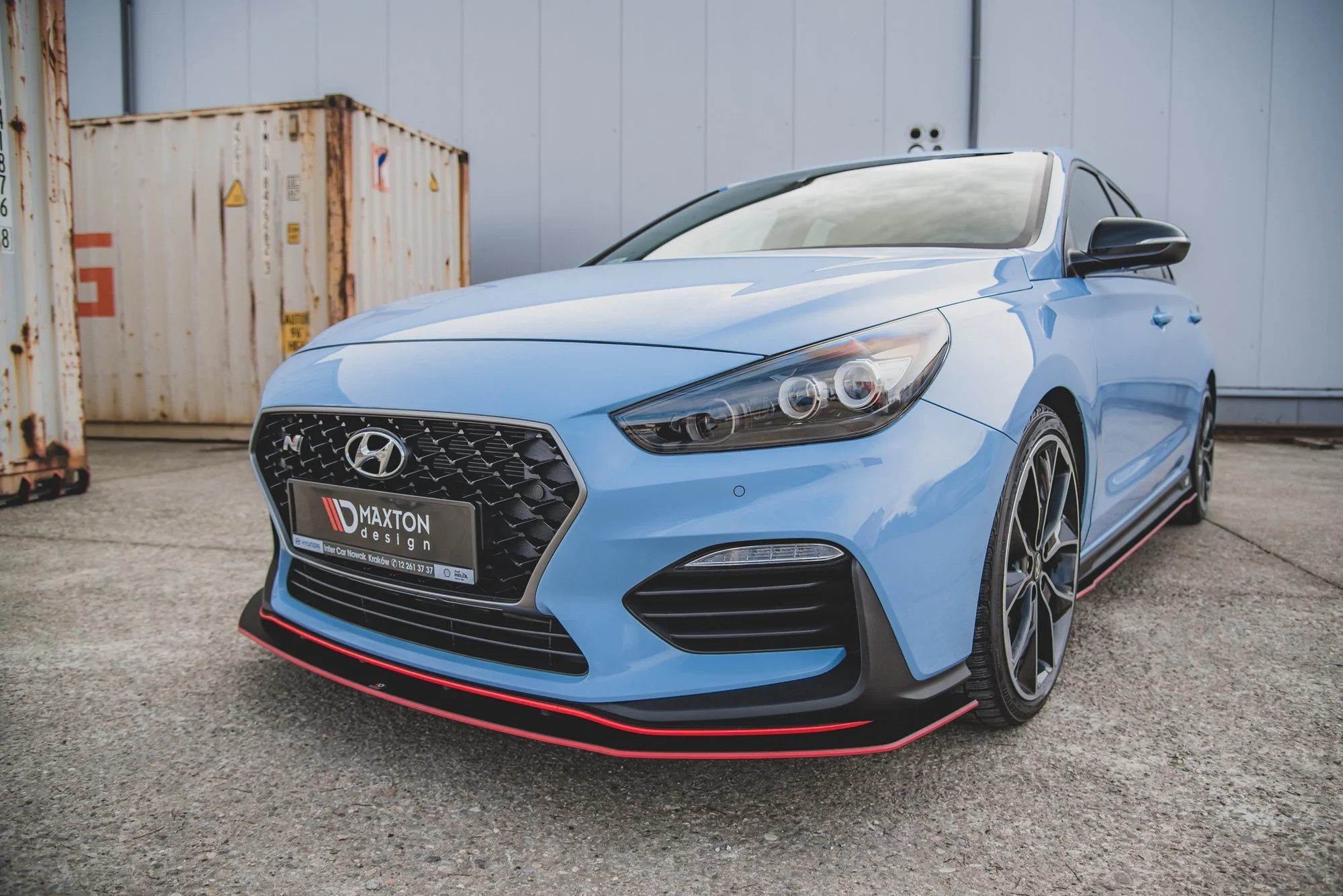 RACING DURABILITY FRONT SPLITTER + FLAPS HYUNDAI I30 N MK3 (ELANTRA GT) HATCHBACK / FASTBACK - Image 10