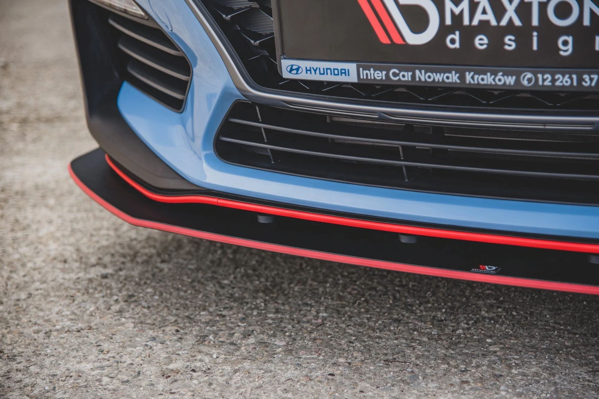 RACING DURABILITY FRONT SPLITTER + FLAPS HYUNDAI I30 N MK3 (ELANTRA GT) HATCHBACK / FASTBACK - Image 11