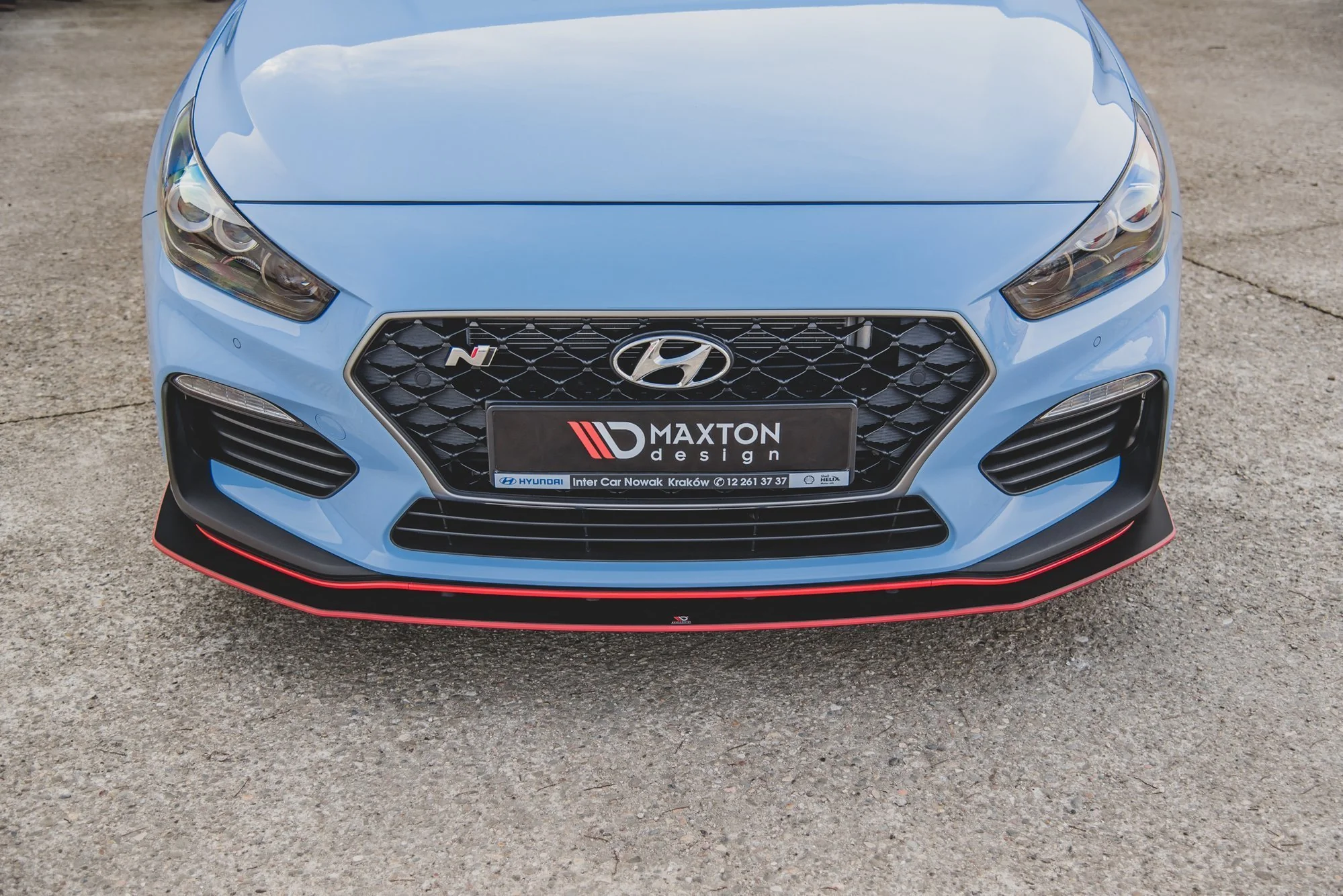 RACING DURABILITY FRONT SPLITTER + FLAPS HYUNDAI I30 N MK3 (ELANTRA GT) HATCHBACK / FASTBACK - Image 12