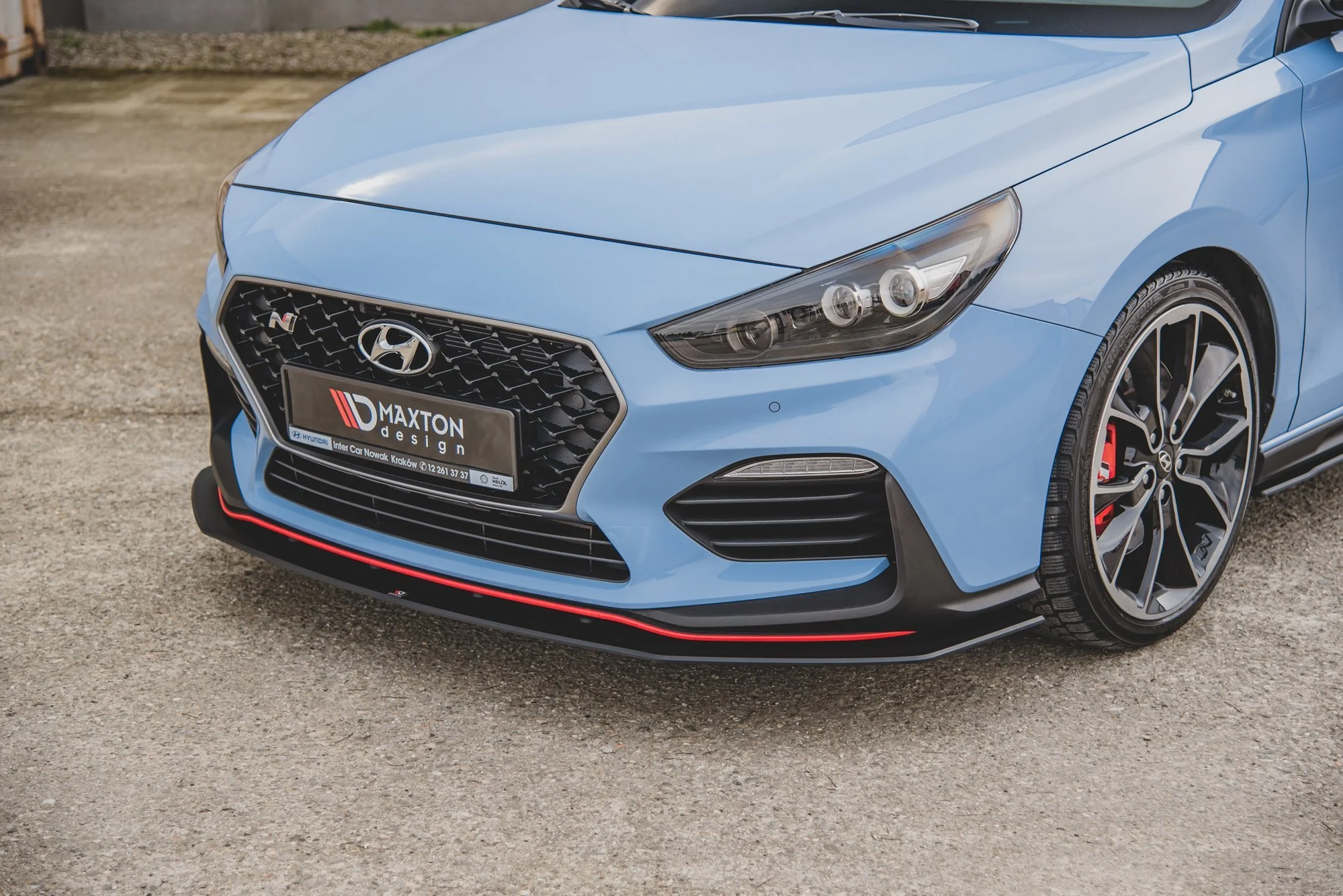 RACING DURABILITY FRONT SPLITTER + FLAPS HYUNDAI I30 N MK3 (ELANTRA GT) HATCHBACK / FASTBACK - Image 15
