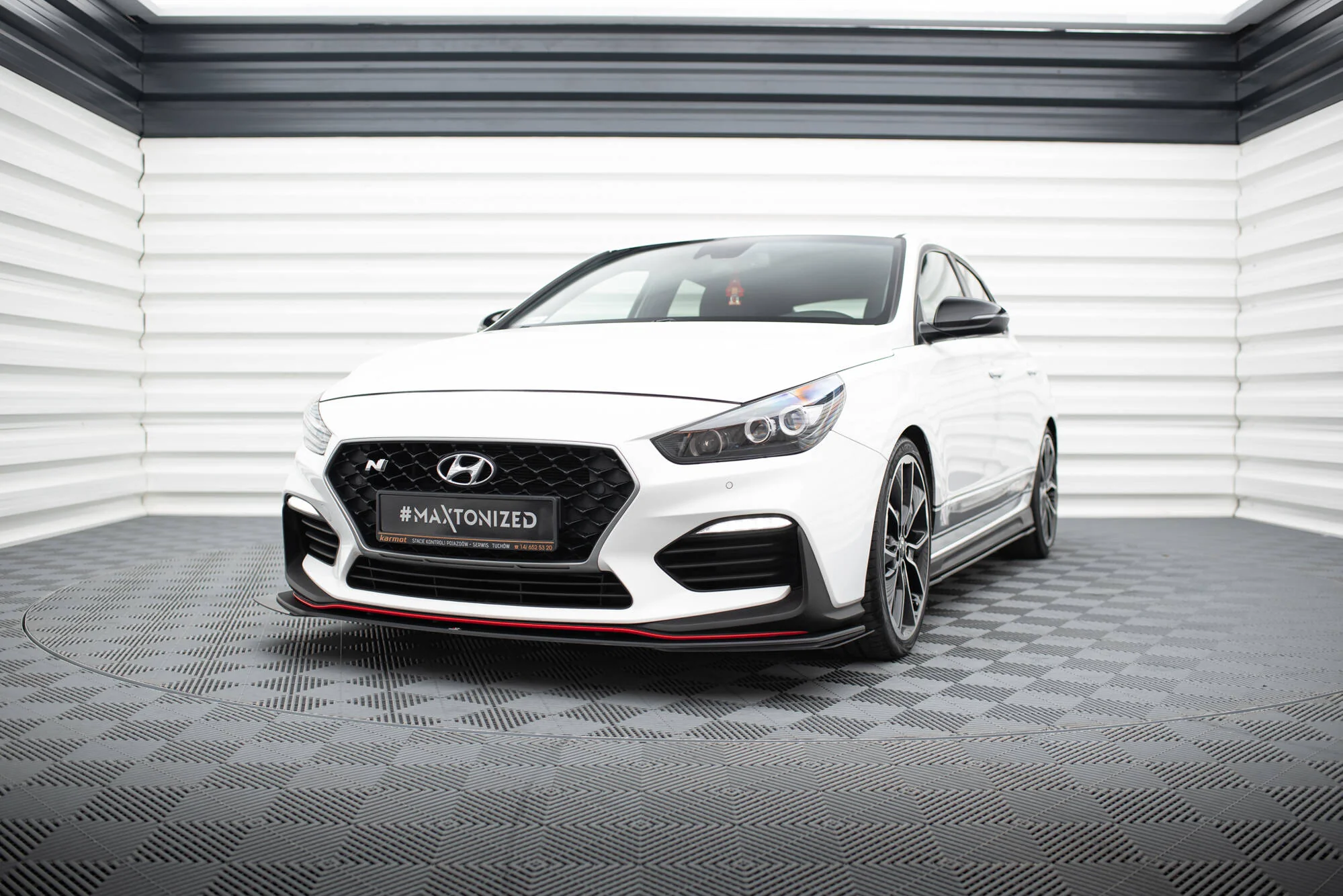 RACING DURABILITY FRONT SPLITTER + FLAPS HYUNDAI I30 N MK3 (ELANTRA GT) HATCHBACK / FASTBACK - Image 3
