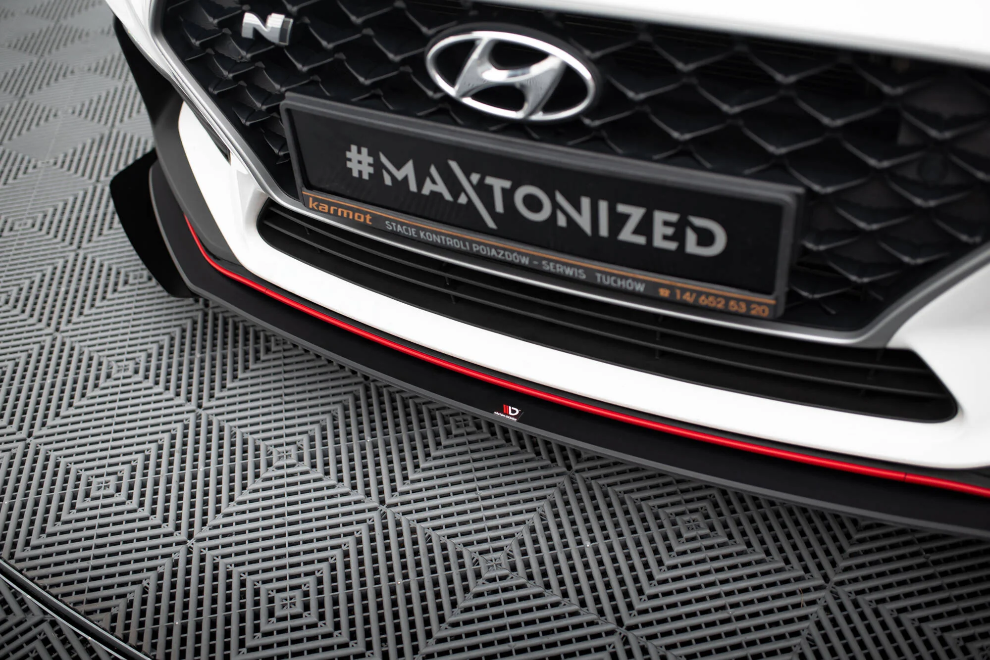 RACING DURABILITY FRONT SPLITTER + FLAPS HYUNDAI I30 N MK3 (ELANTRA GT) HATCHBACK / FASTBACK - Image 4