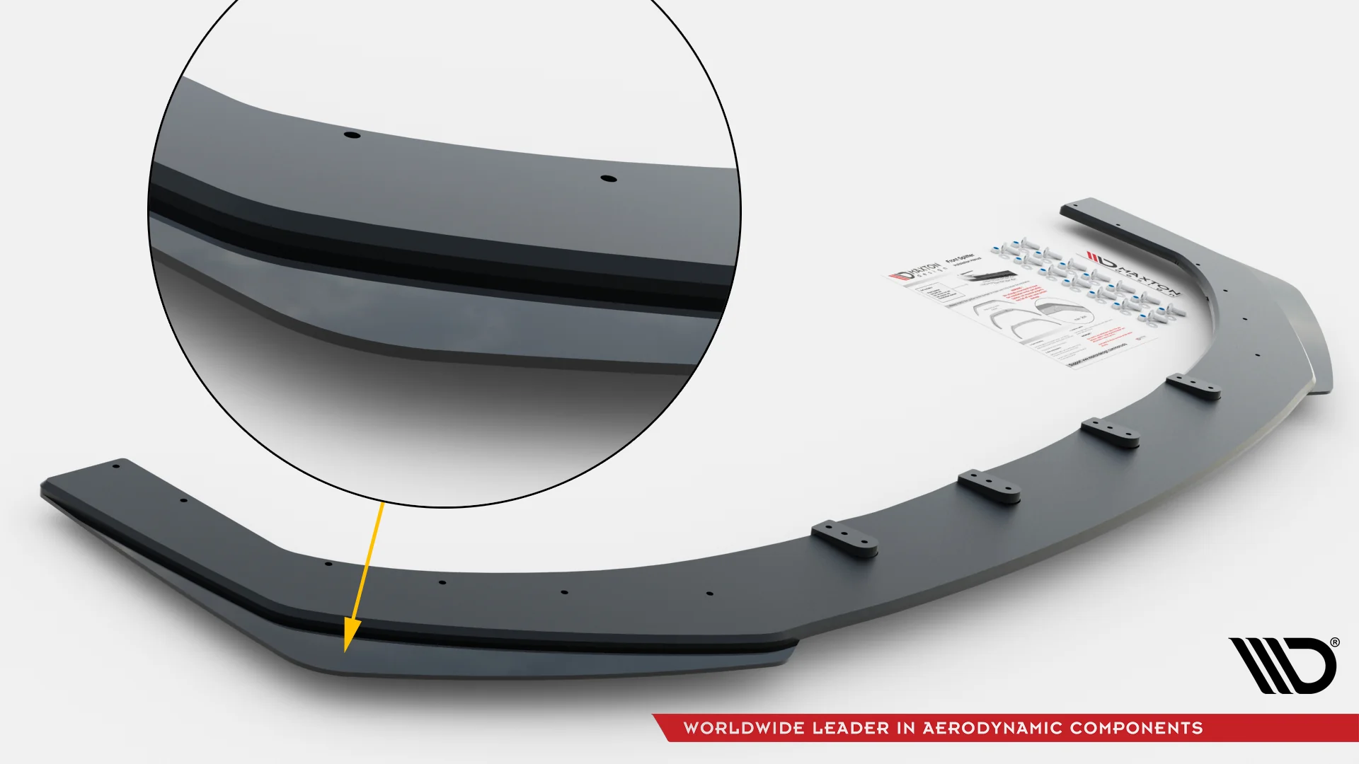 RACING DURABILITY FRONT SPLITTER + FLAPS VOLKSWAGEN ARTEON R-LINE - Image 8