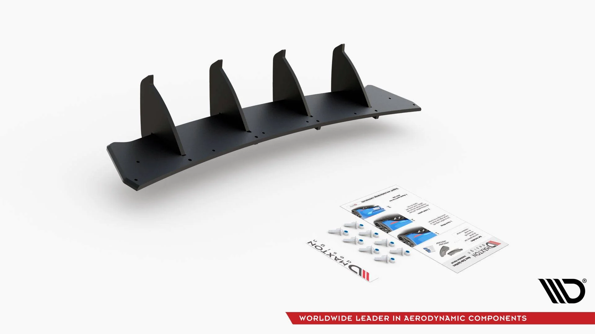 RACING DURABILITY REAR DIFFUSER V.2 VOLKSWAGEN GOLF GTI MK6 - Image 6