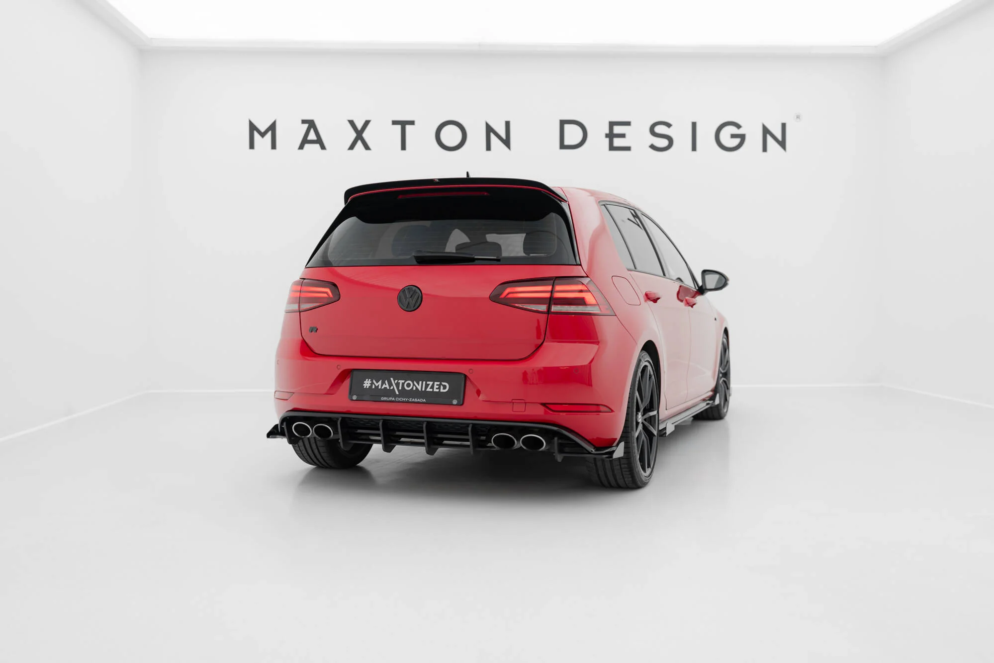 RACING DURABILITY REAR DIFFUSER VW GOLF 7 R FACELIFT - Image 2