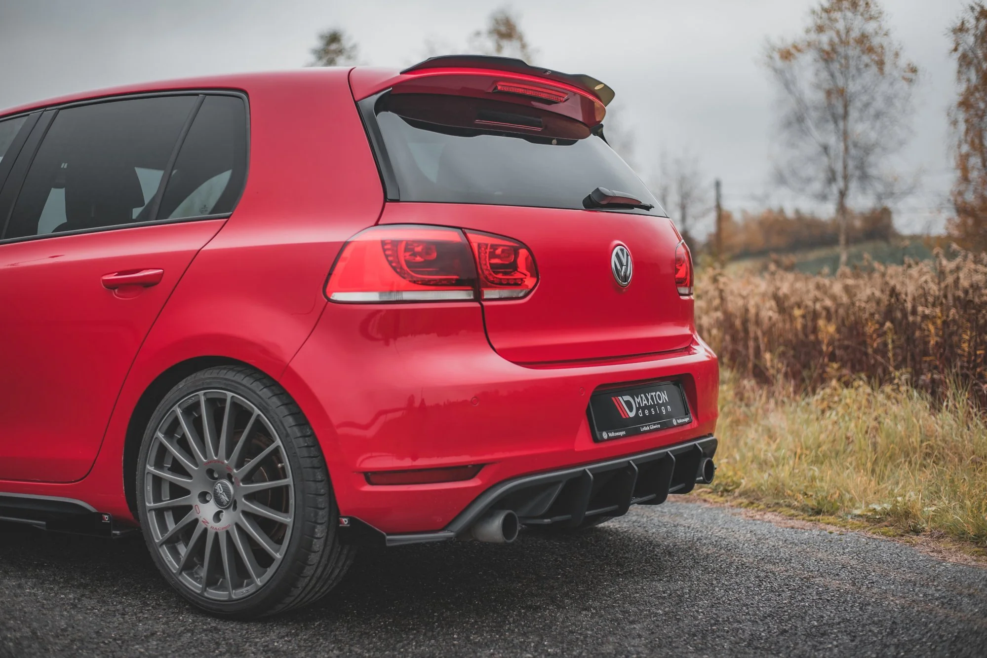RACING DURABILITY REAR SIDE SPLITTERS + FLAPS VOLKSWAGEN GOLF GTI MK6 - Image 5