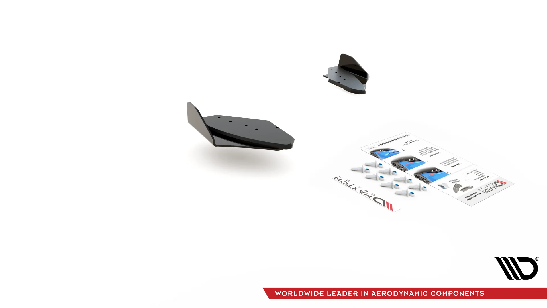 RACING DURABILITY REAR SIDE SPLITTERS + FLAPS VOLKSWAGEN GOLF GTI MK6 - Image 6