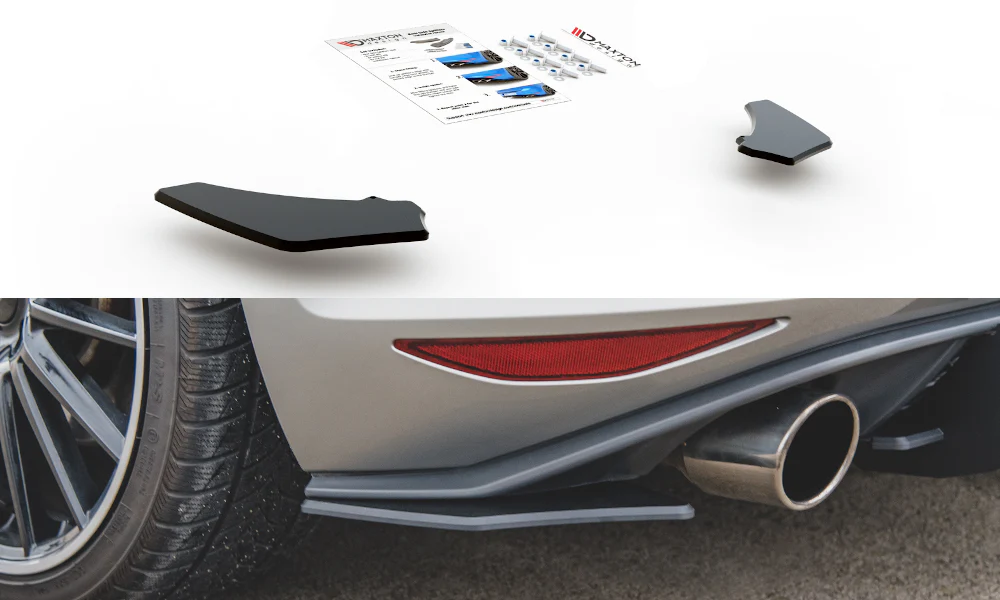 RACING DURABILITY REAR SIDE SPLITTERS V.2 VW GOLF 7 GTI