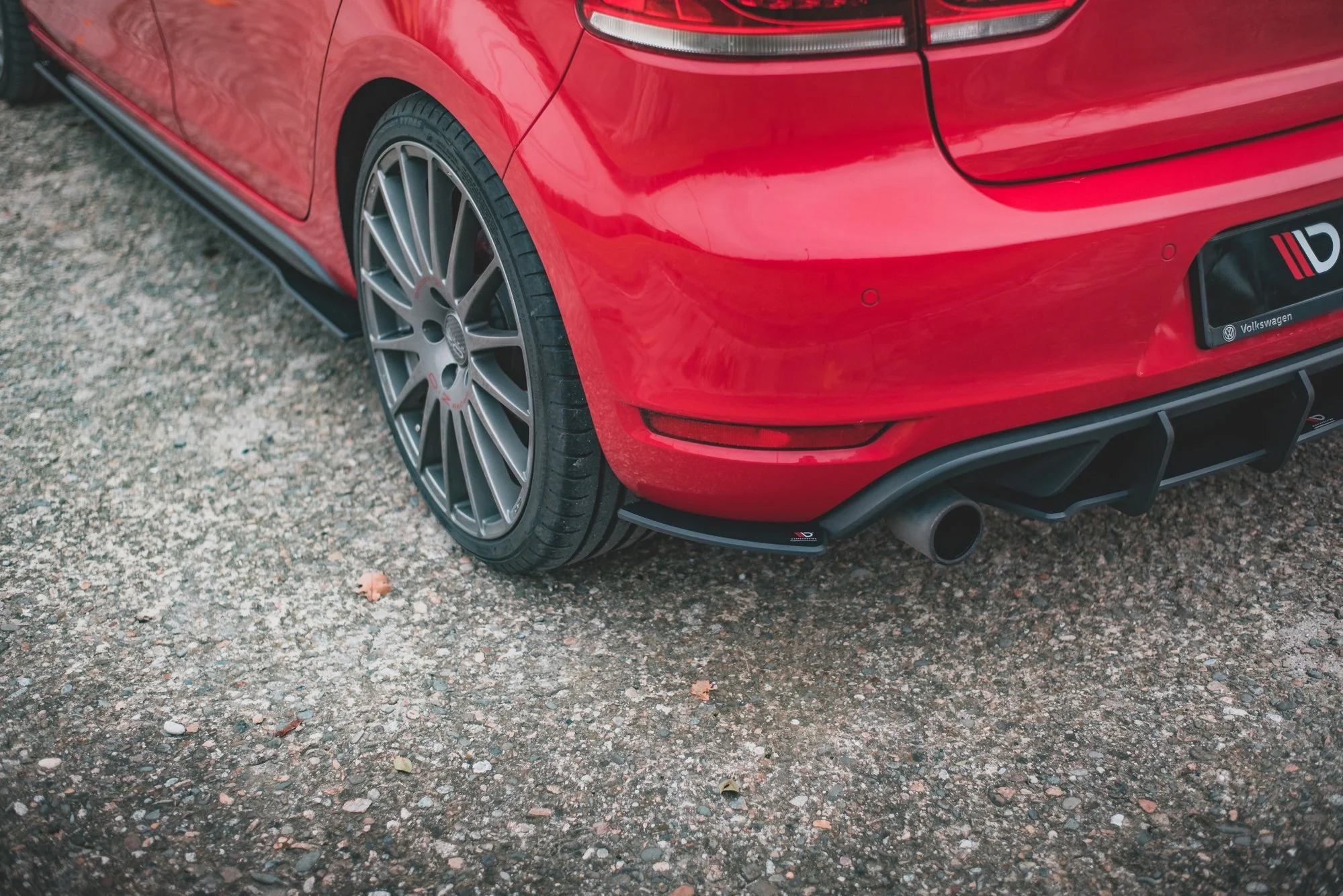 RACING DURABILITY REAR SIDE SPLITTERS VOLKSWAGEN GOLF GTI MK6 - Image 3