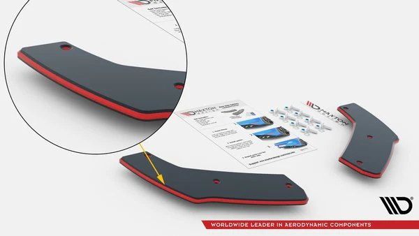 RACING DURABILITY REAR SIDE SPLITTERS VOLKSWAGEN GOLF GTI MK6 - Image 9
