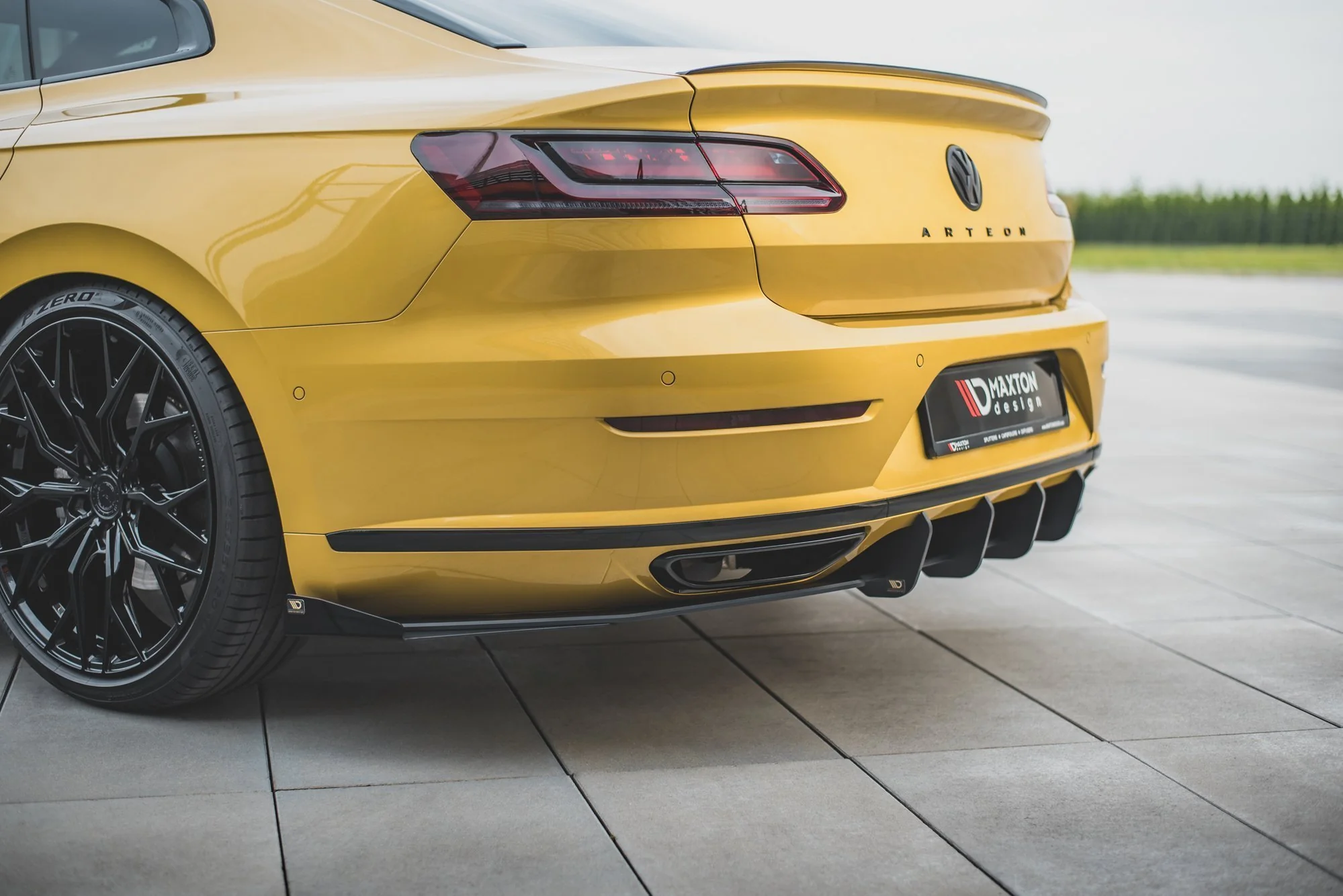 RACING DURABILITY REAR VALANCE + FLAPS VOLKSWAGEN ARTEON R-LINE - Image 6